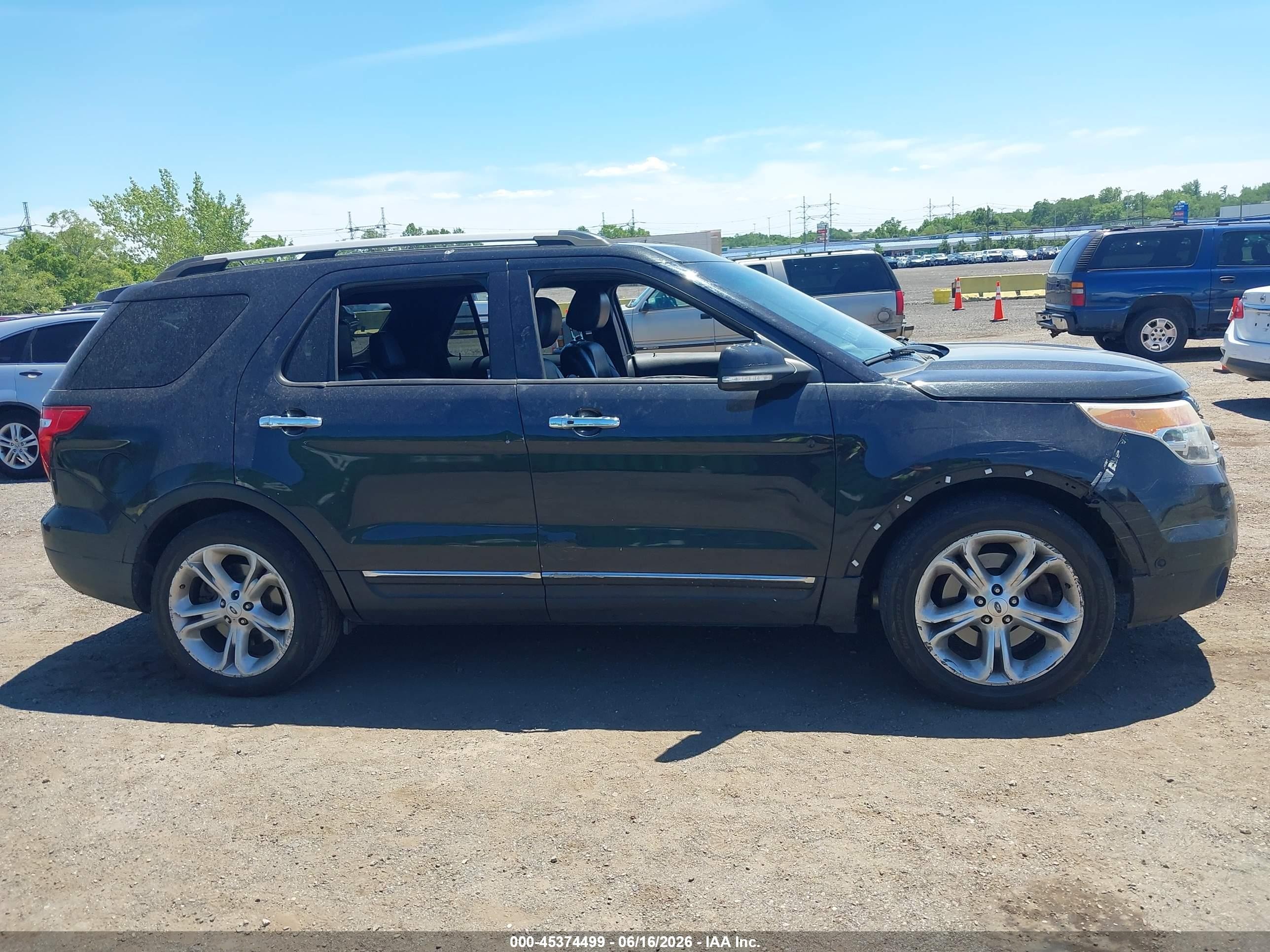 2015 Ford Explorer Limited Черный vin: 1FM5K8F80FGC01162