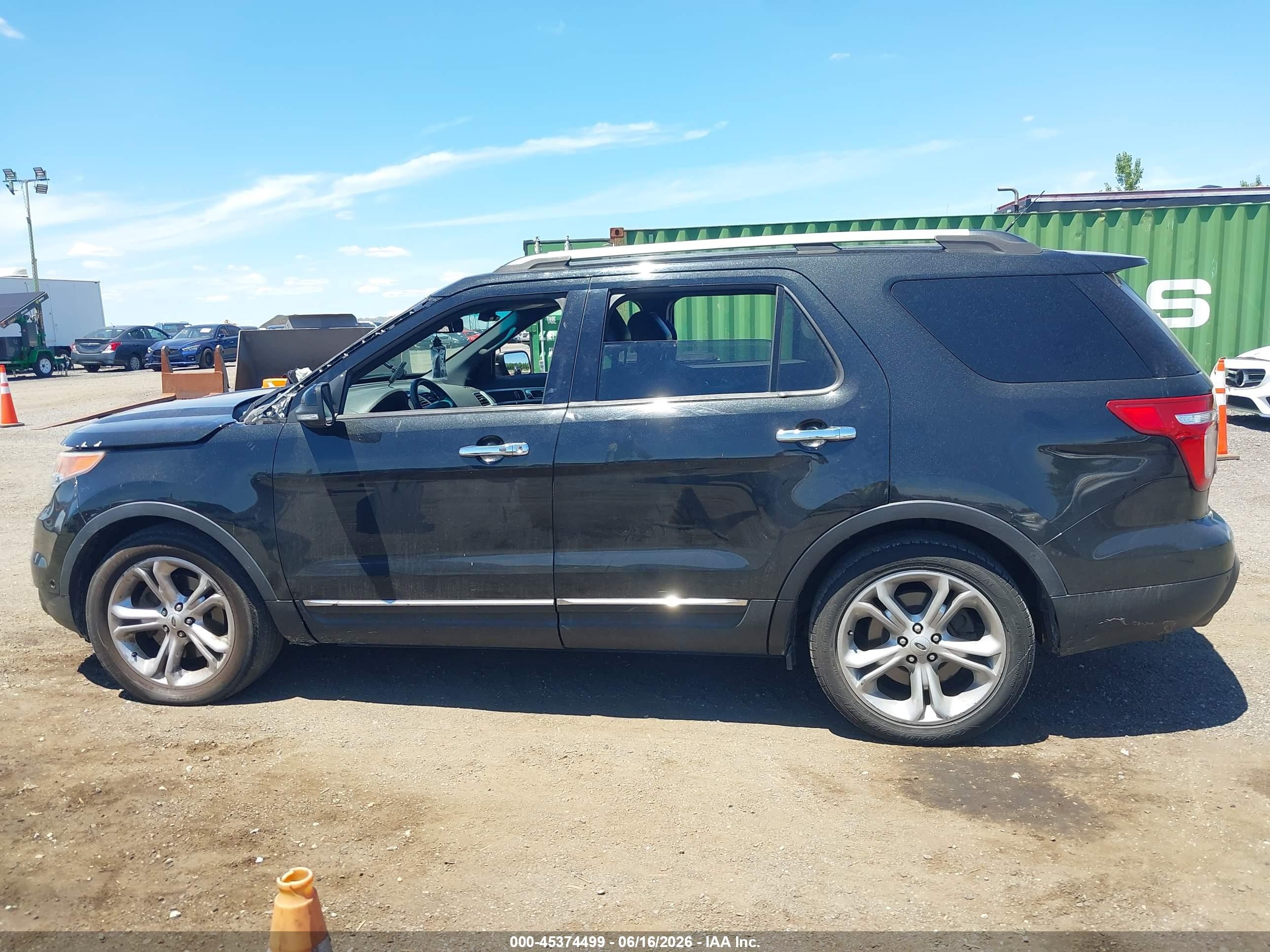 2015 Ford Explorer Limited Черный vin: 1FM5K8F80FGC01162