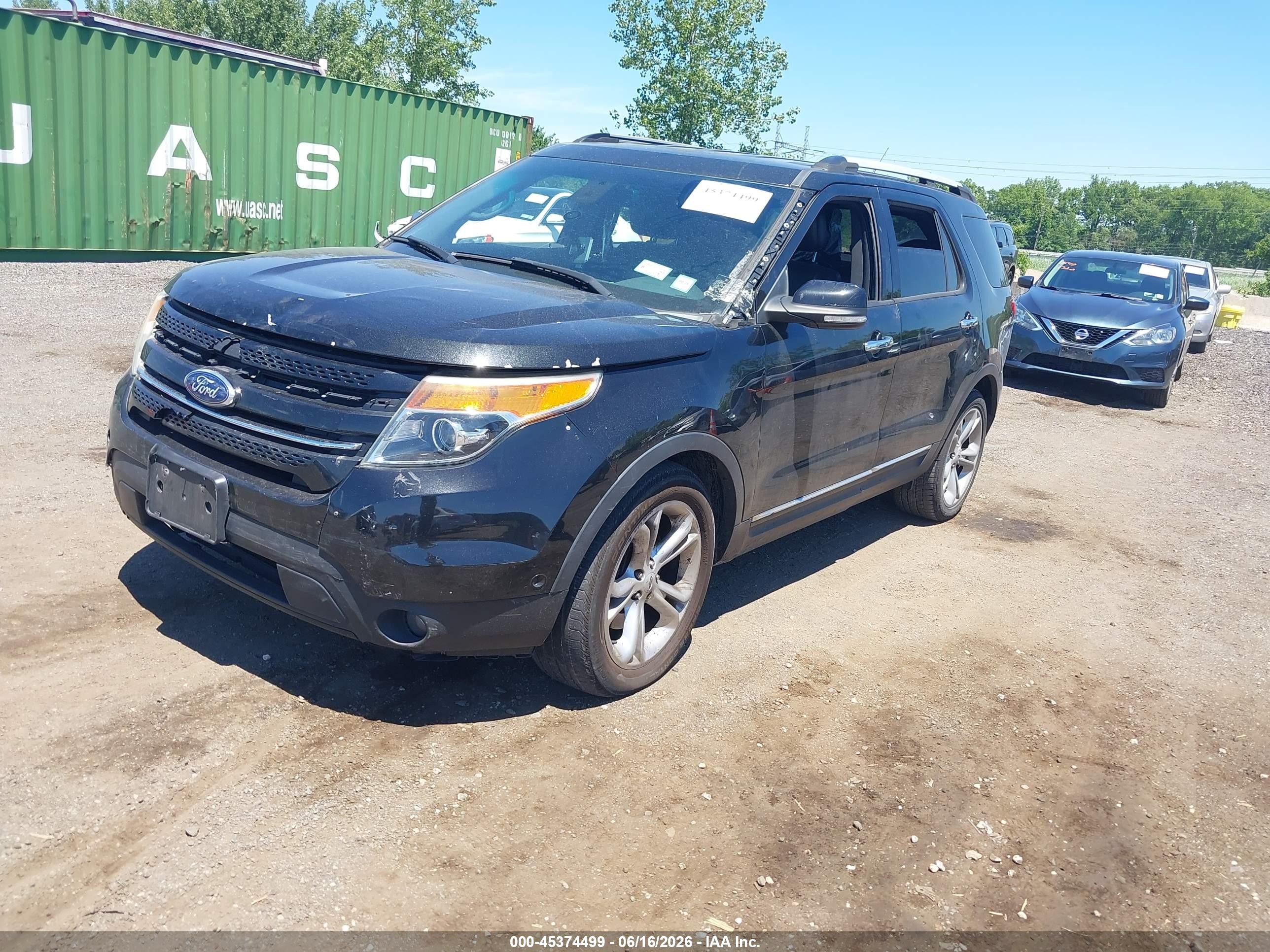 2015 Ford Explorer Limited Черный vin: 1FM5K8F80FGC01162