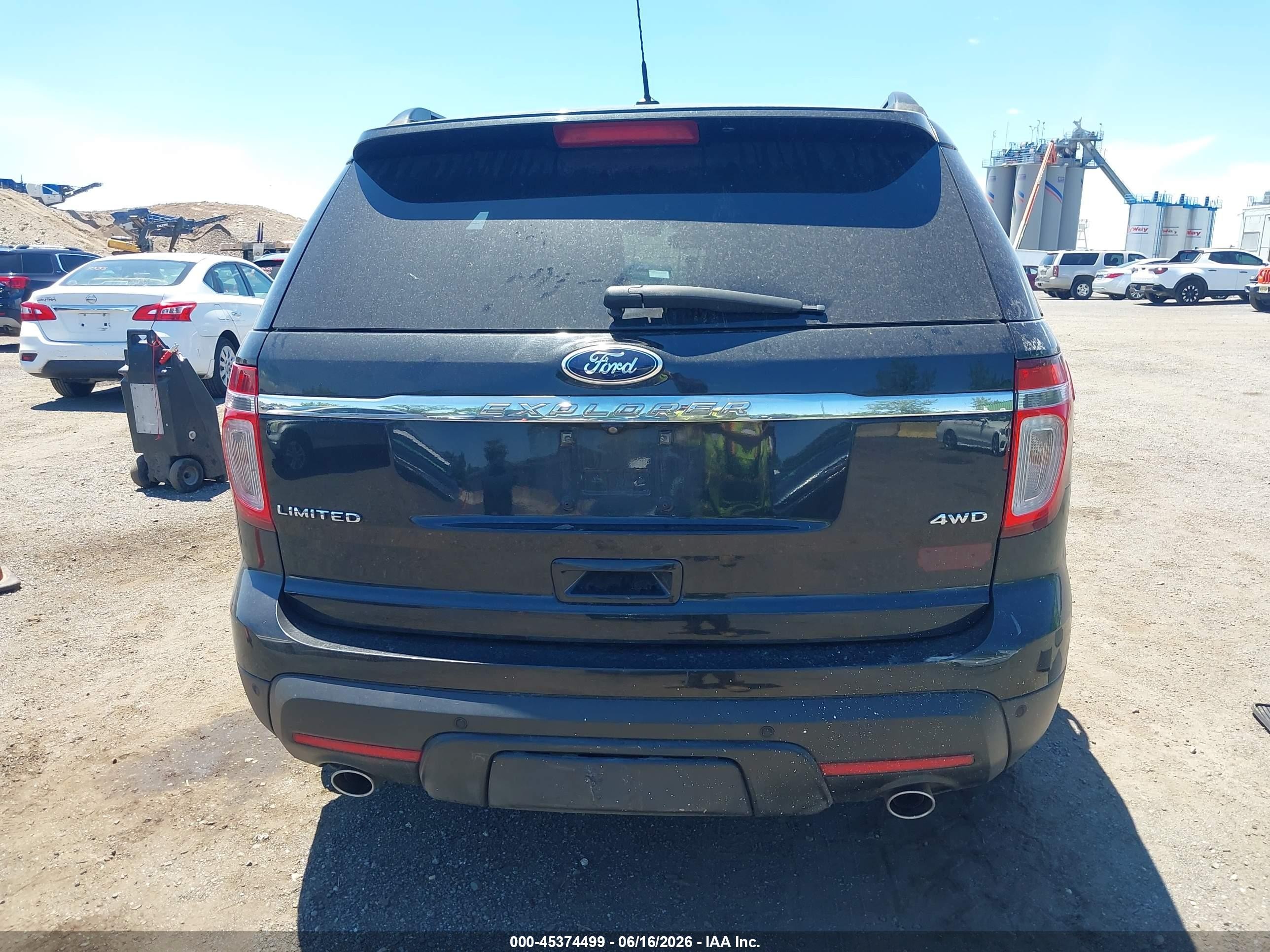 2015 Ford Explorer Limited Черный vin: 1FM5K8F80FGC01162