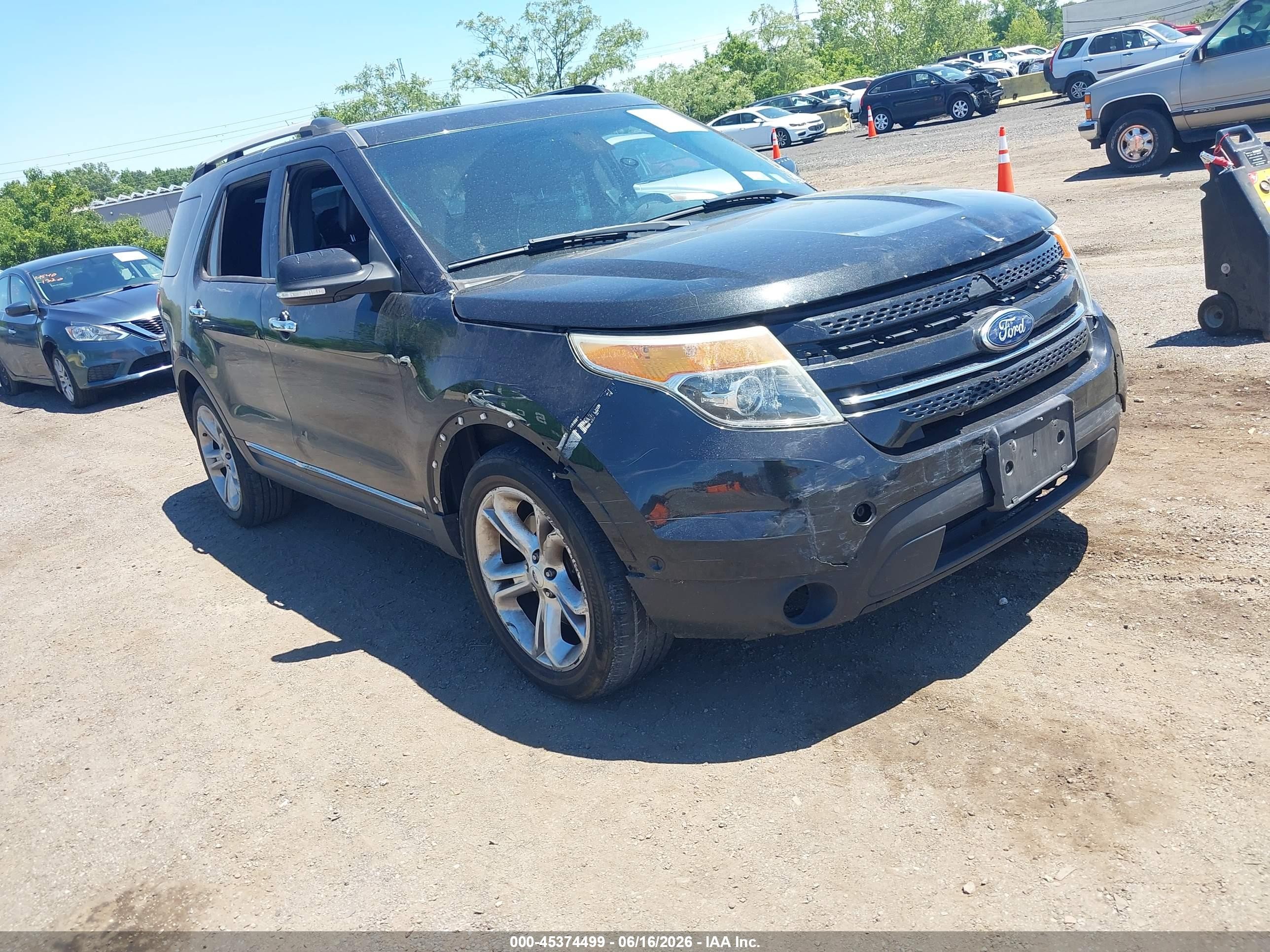 2015 Ford Explorer Limited Black vin: 1FM5K8F80FGC01162