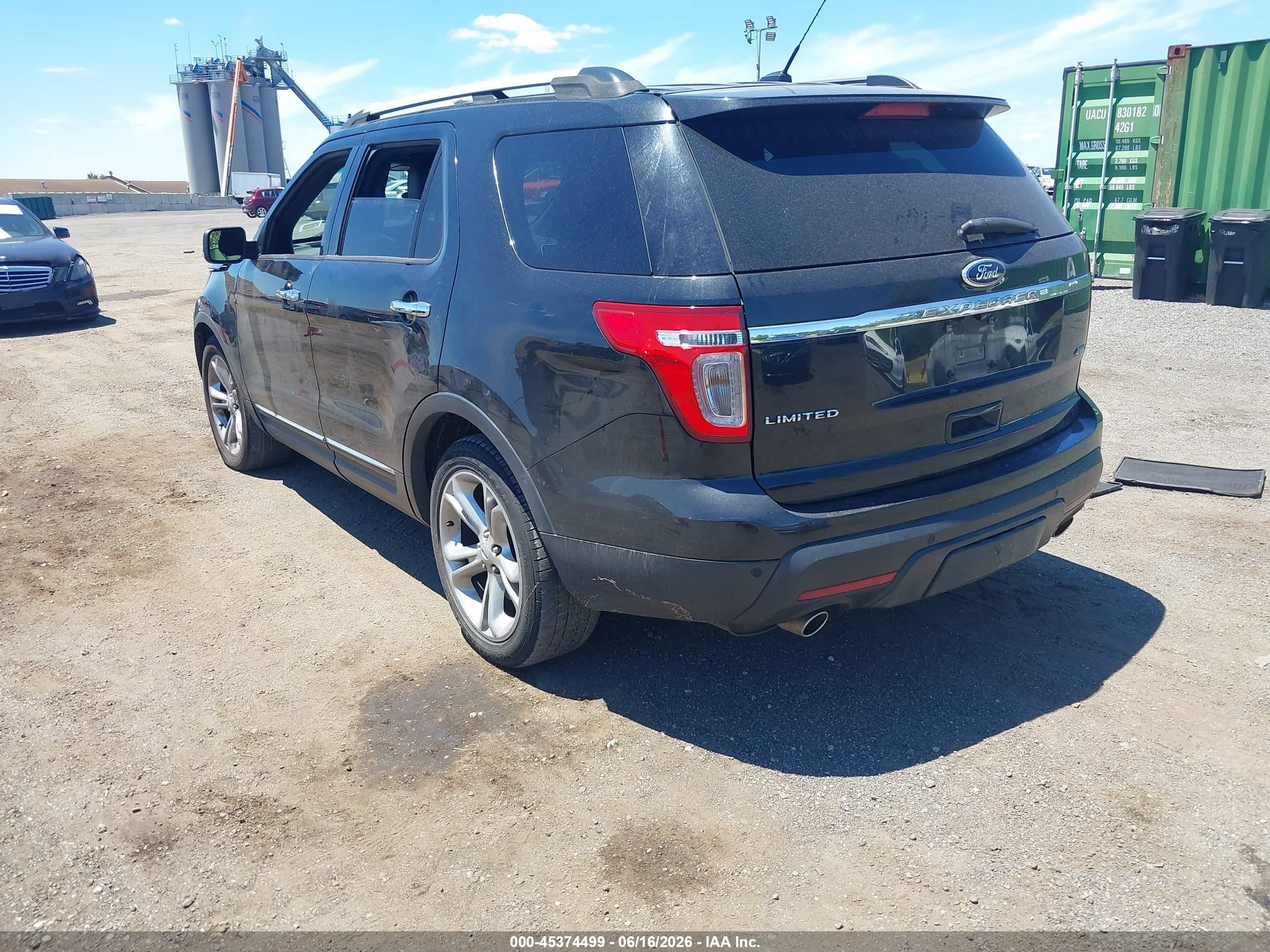 2015 Ford Explorer Limited Черный vin: 1FM5K8F80FGC01162