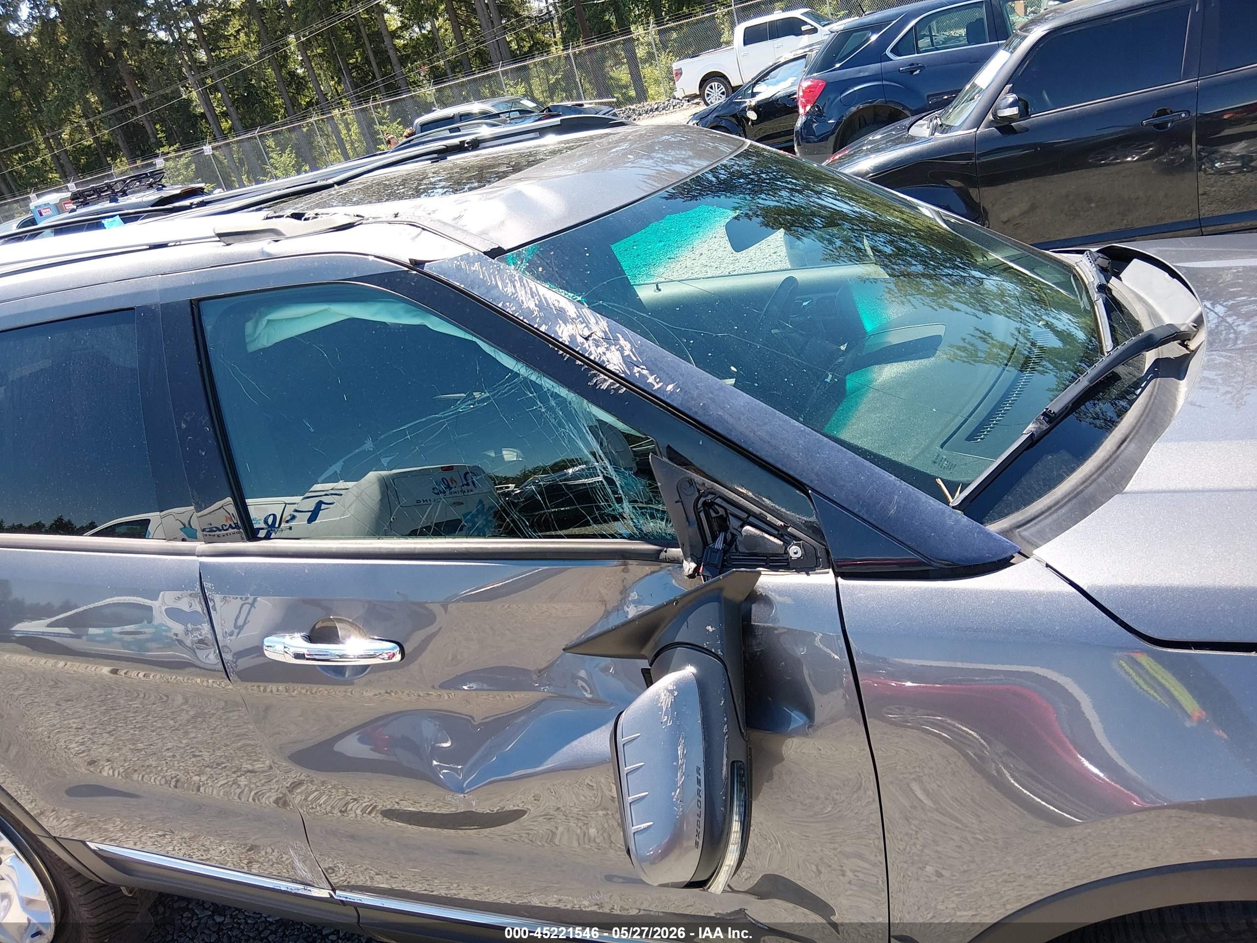 2013 Ford Explorer Limited Gray vin: 1FM5K8F81DGA54847