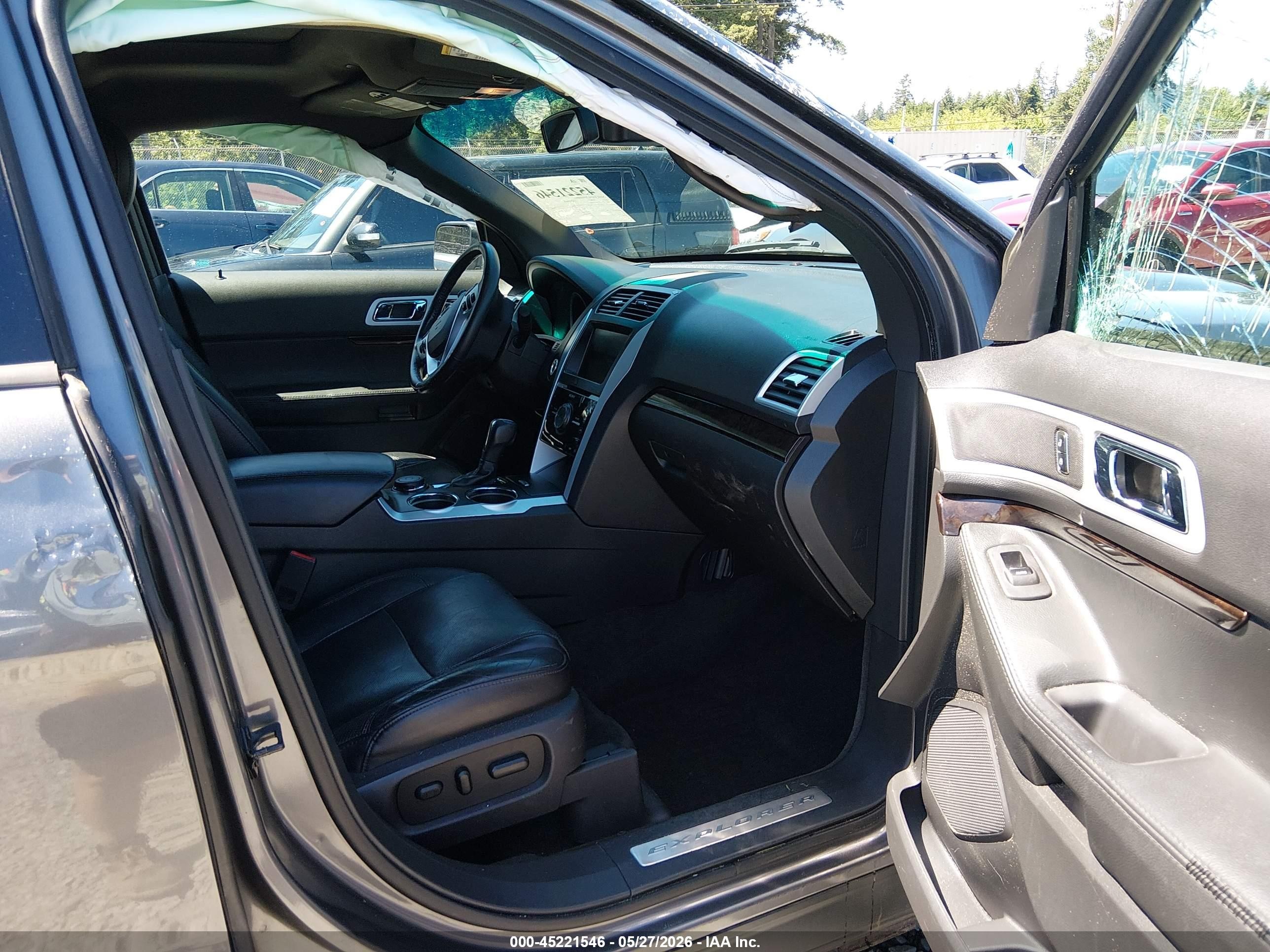 2013 Ford Explorer Limited Gray vin: 1FM5K8F81DGA54847