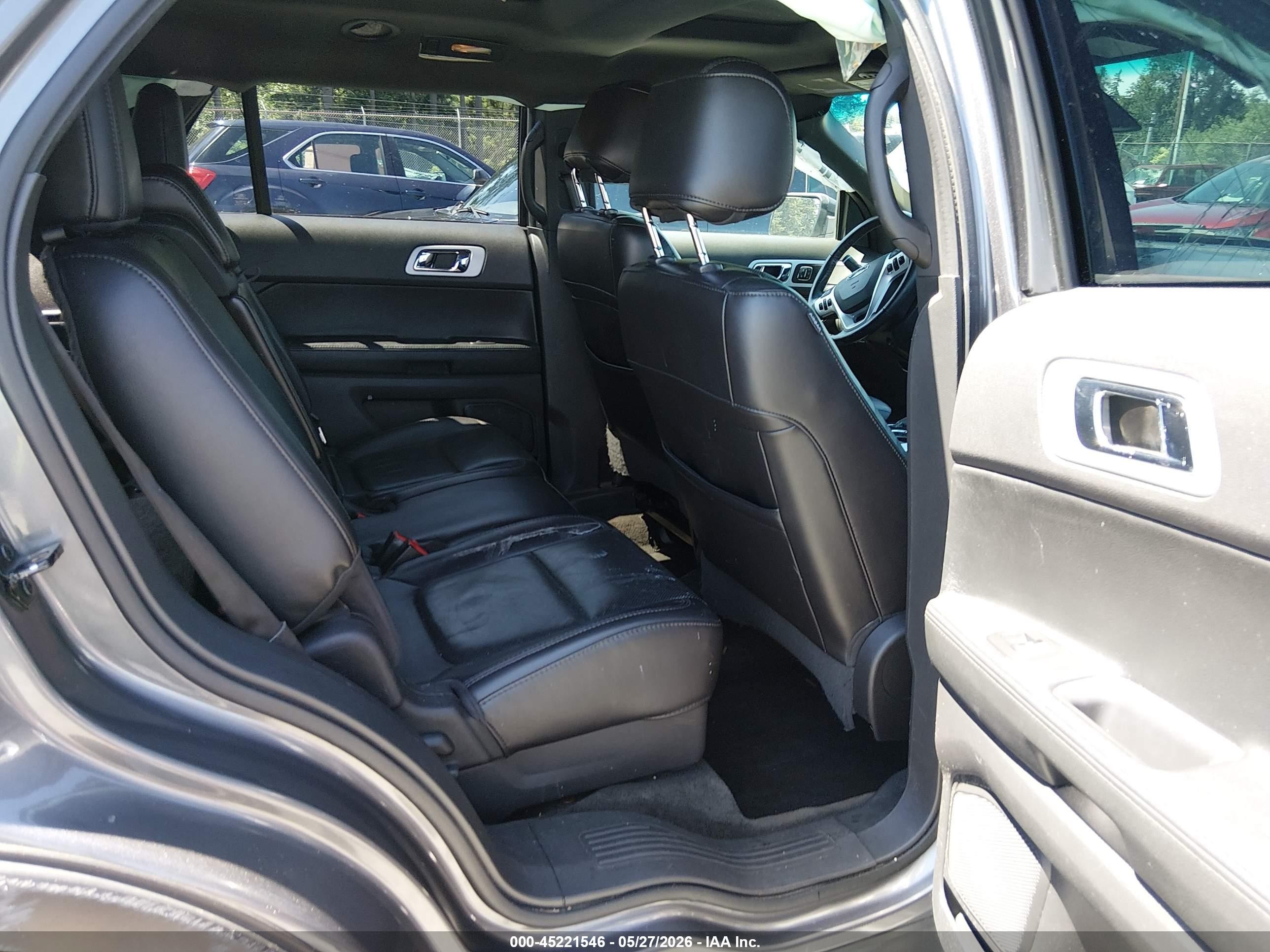 2013 Ford Explorer Limited Gray vin: 1FM5K8F81DGA54847
