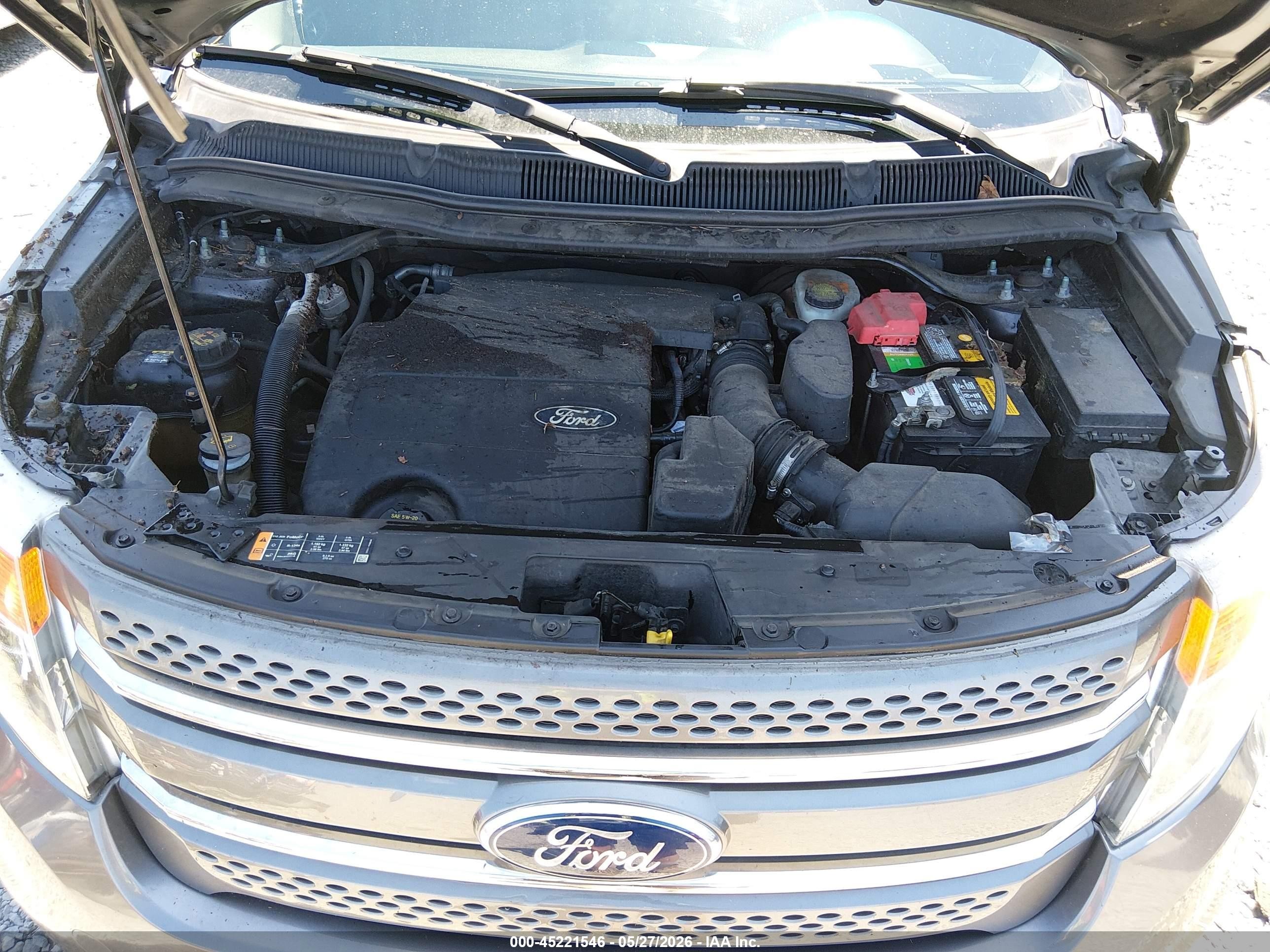 2013 Ford Explorer Limited Gray vin: 1FM5K8F81DGA54847