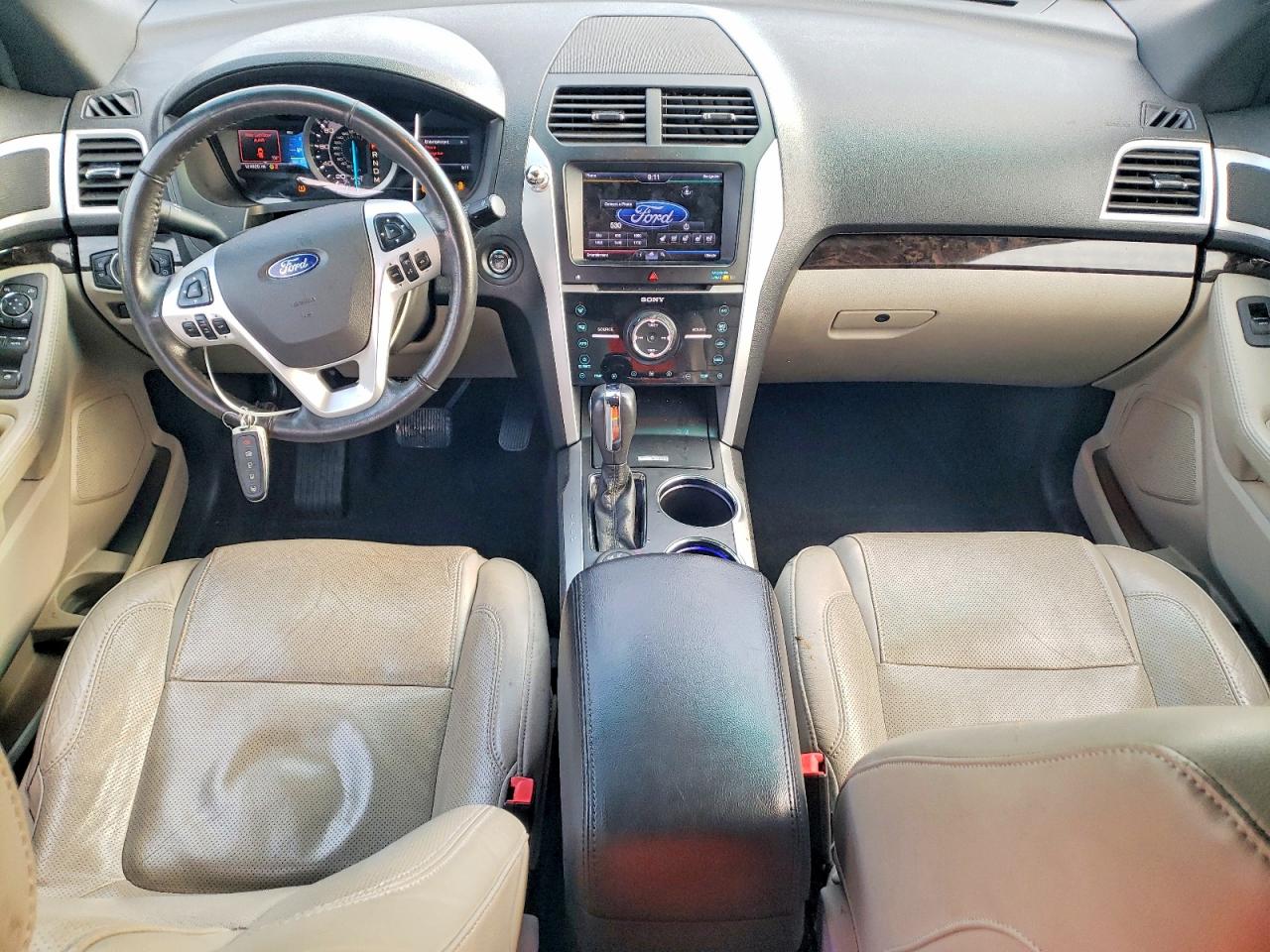 2013 Ford Explorer Limited White vin: 1FM5K8F81DGA67856