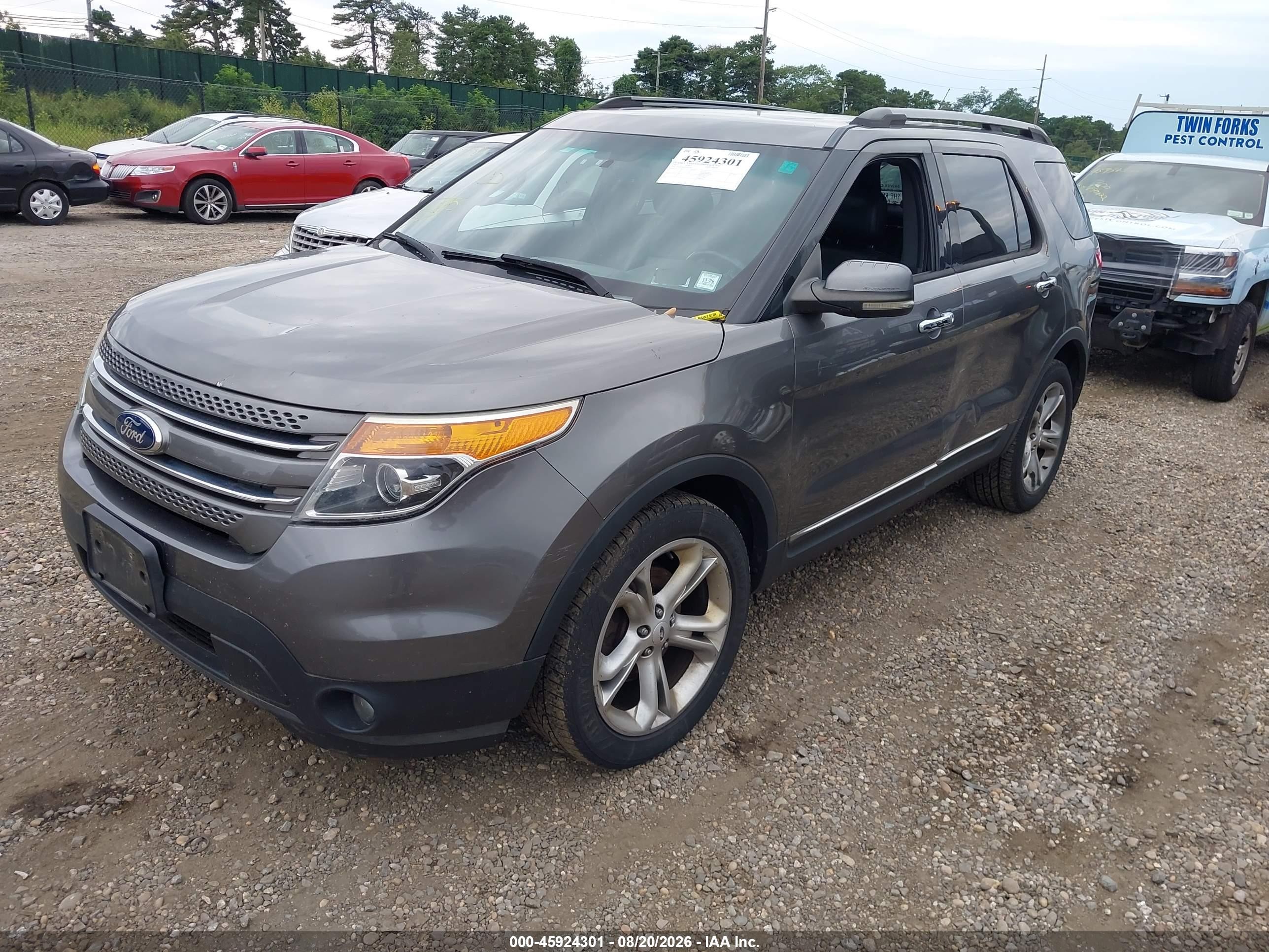 2013 Ford Explorer Limited Gray vin: 1FM5K8F81DGA75813