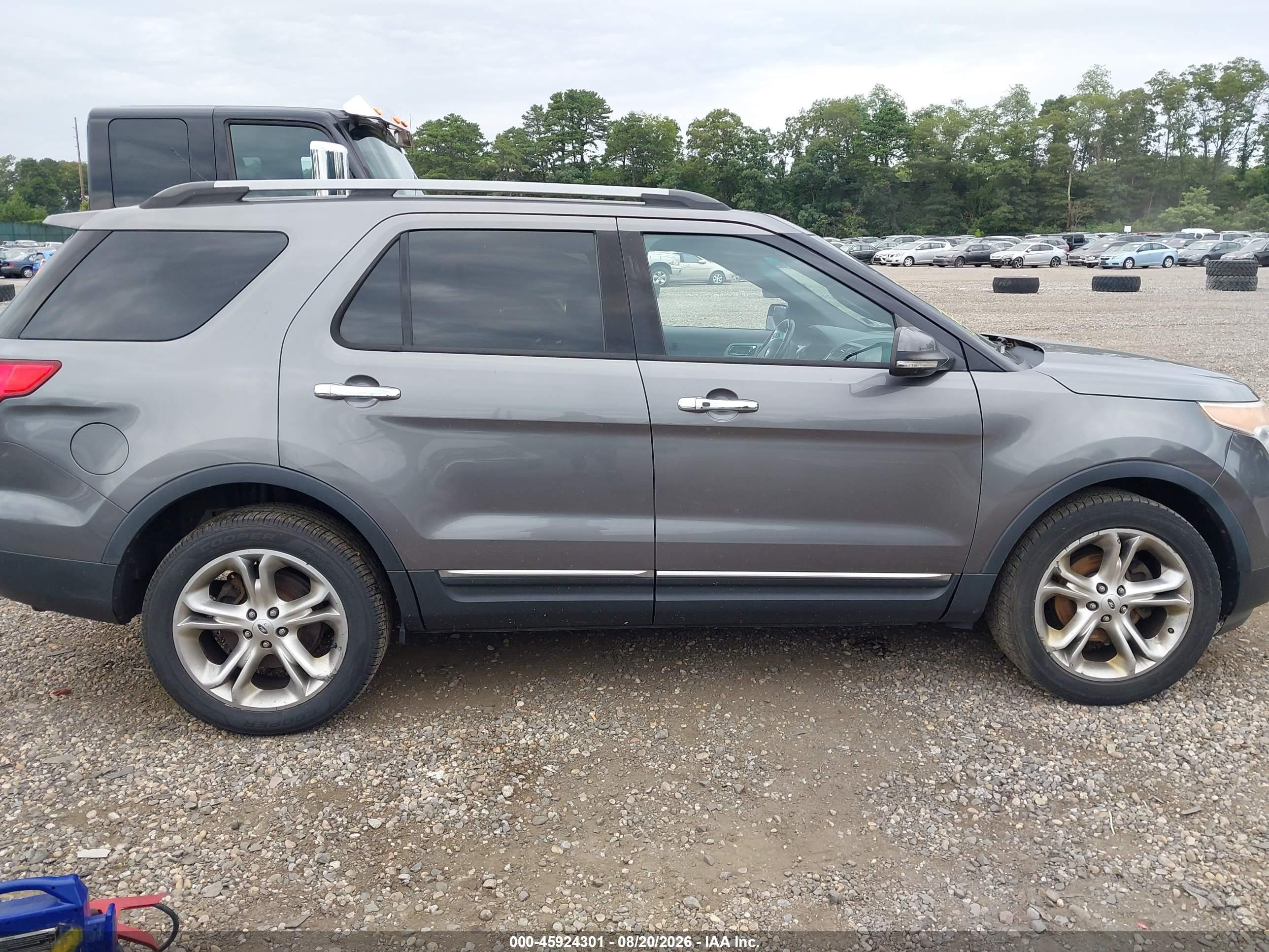 2013 Ford Explorer Limited Gray vin: 1FM5K8F81DGA75813