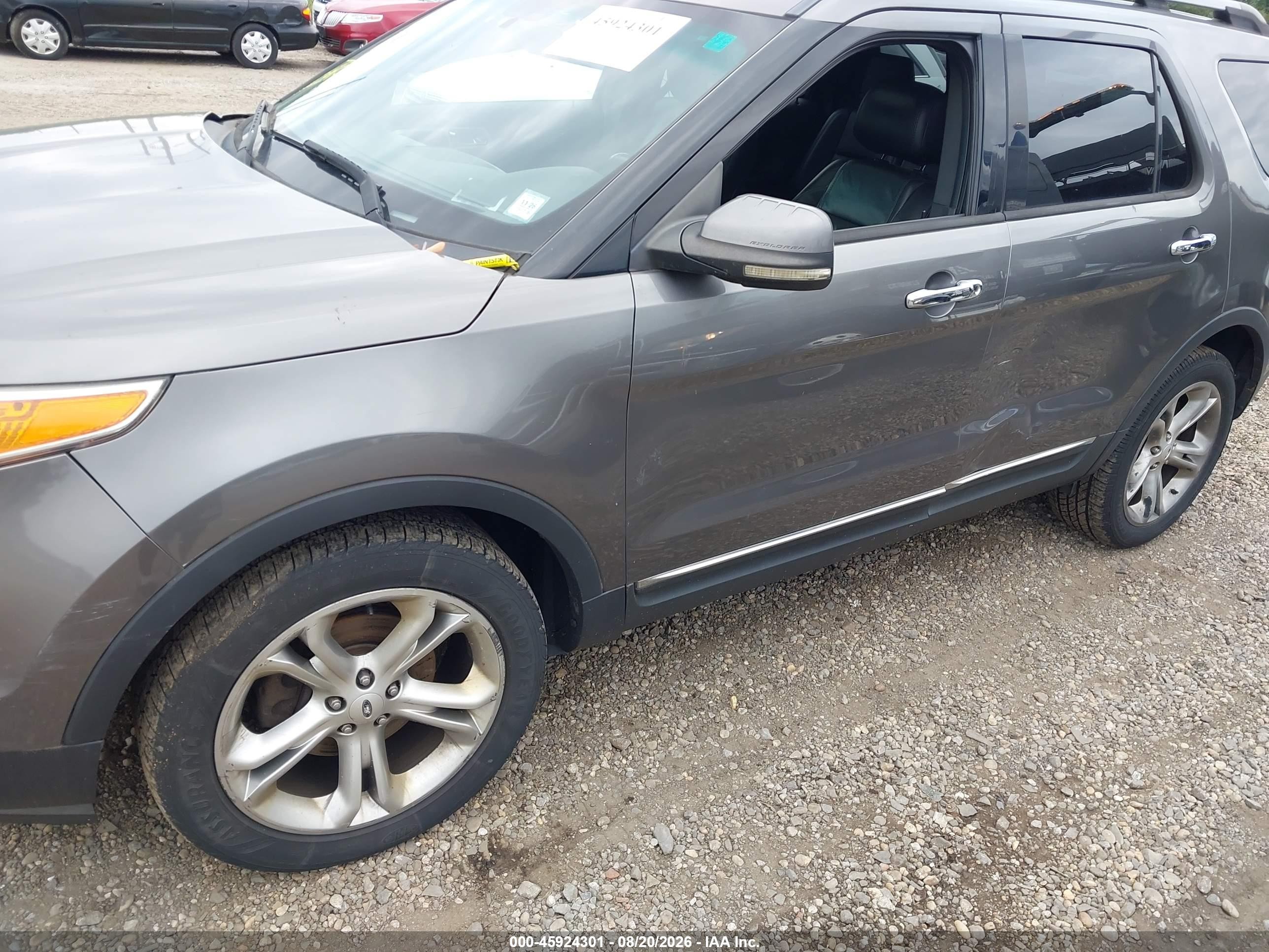 2013 Ford Explorer Limited Gray vin: 1FM5K8F81DGA75813