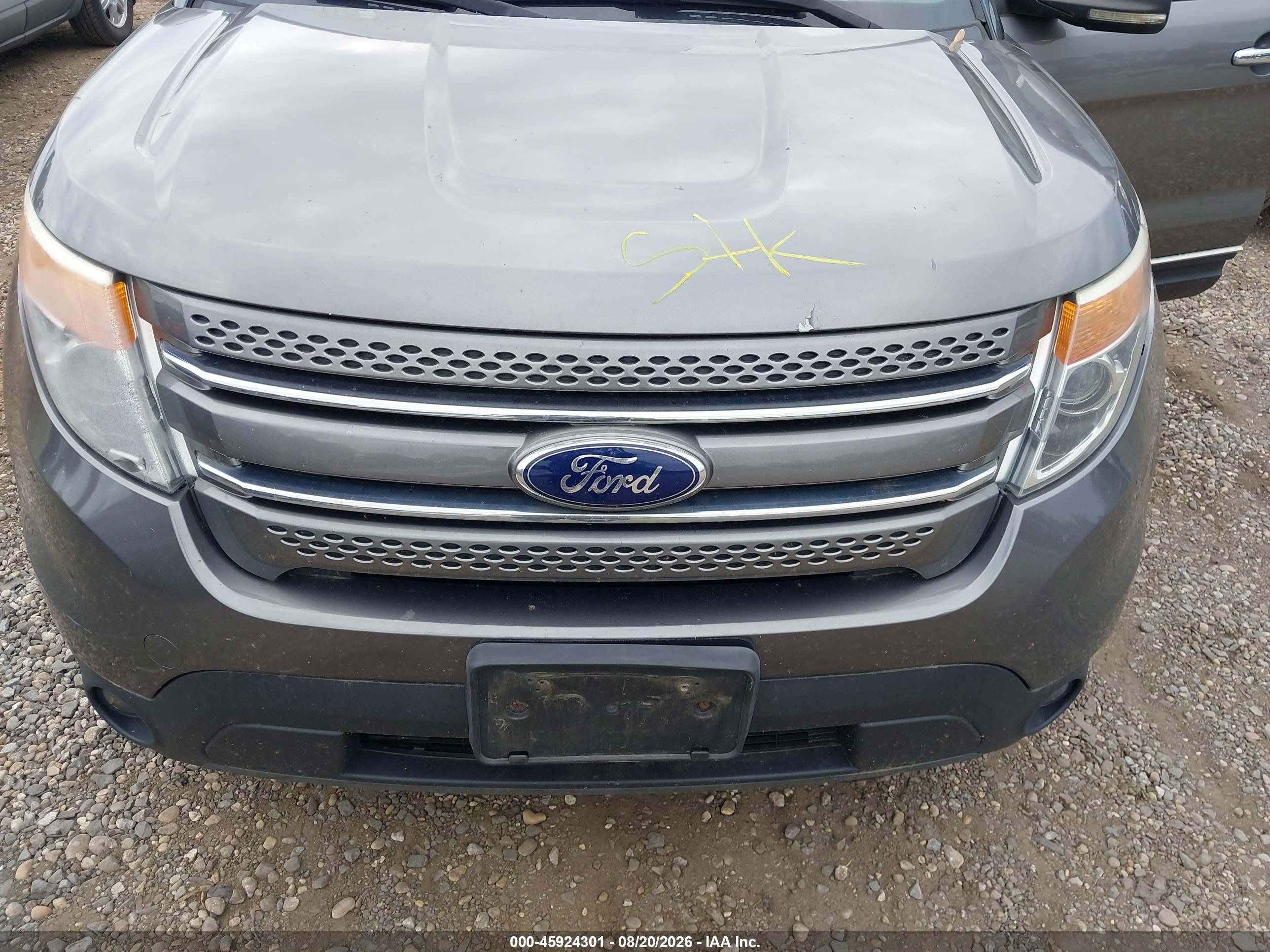 2013 Ford Explorer Limited Gray vin: 1FM5K8F81DGA75813