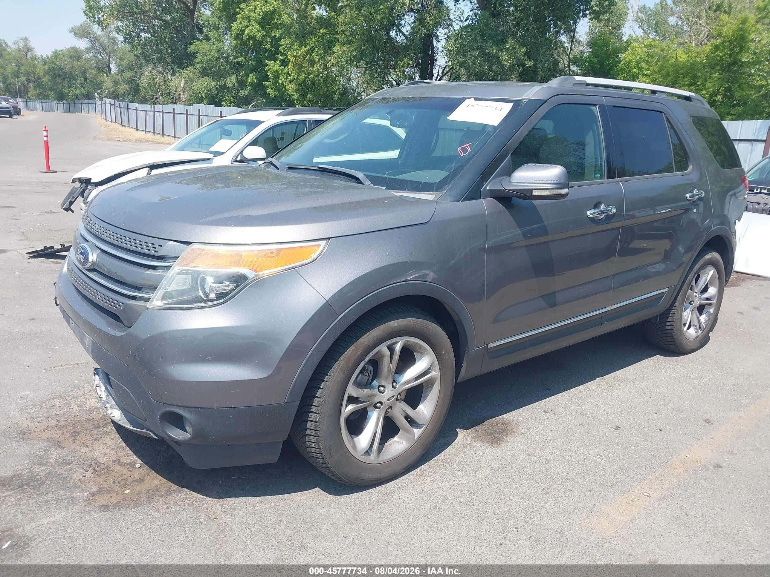 2013 Ford Explorer Limited Серый vin: 1FM5K8F81DGA89274