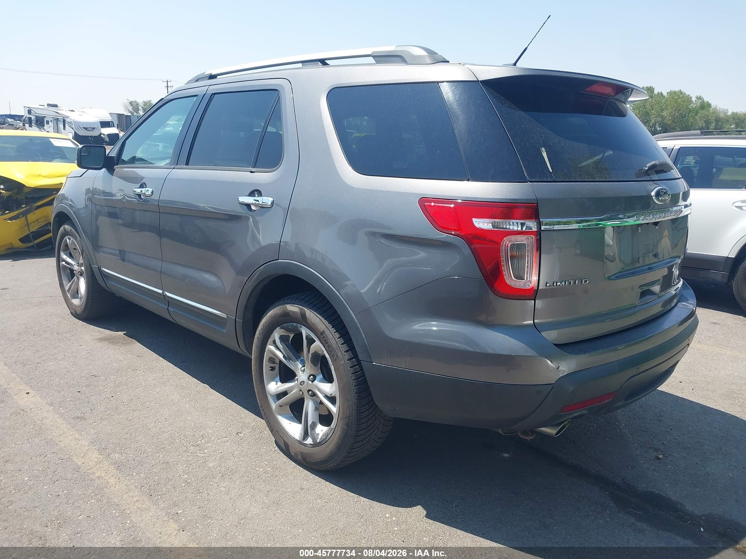 2013 Ford Explorer Limited Серый vin: 1FM5K8F81DGA89274