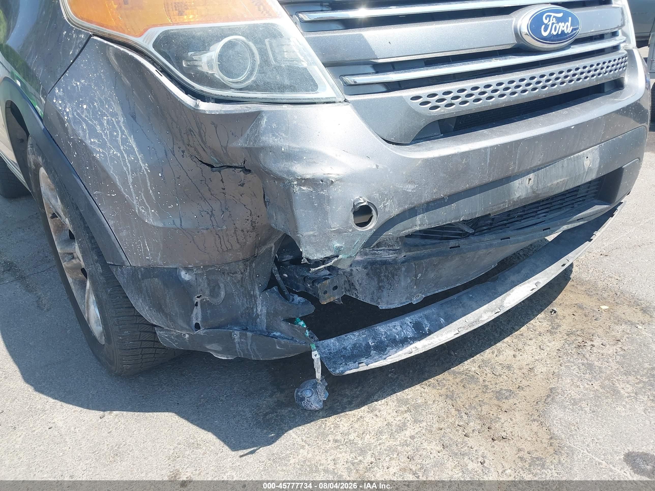 2013 Ford Explorer Limited Серый vin: 1FM5K8F81DGA89274