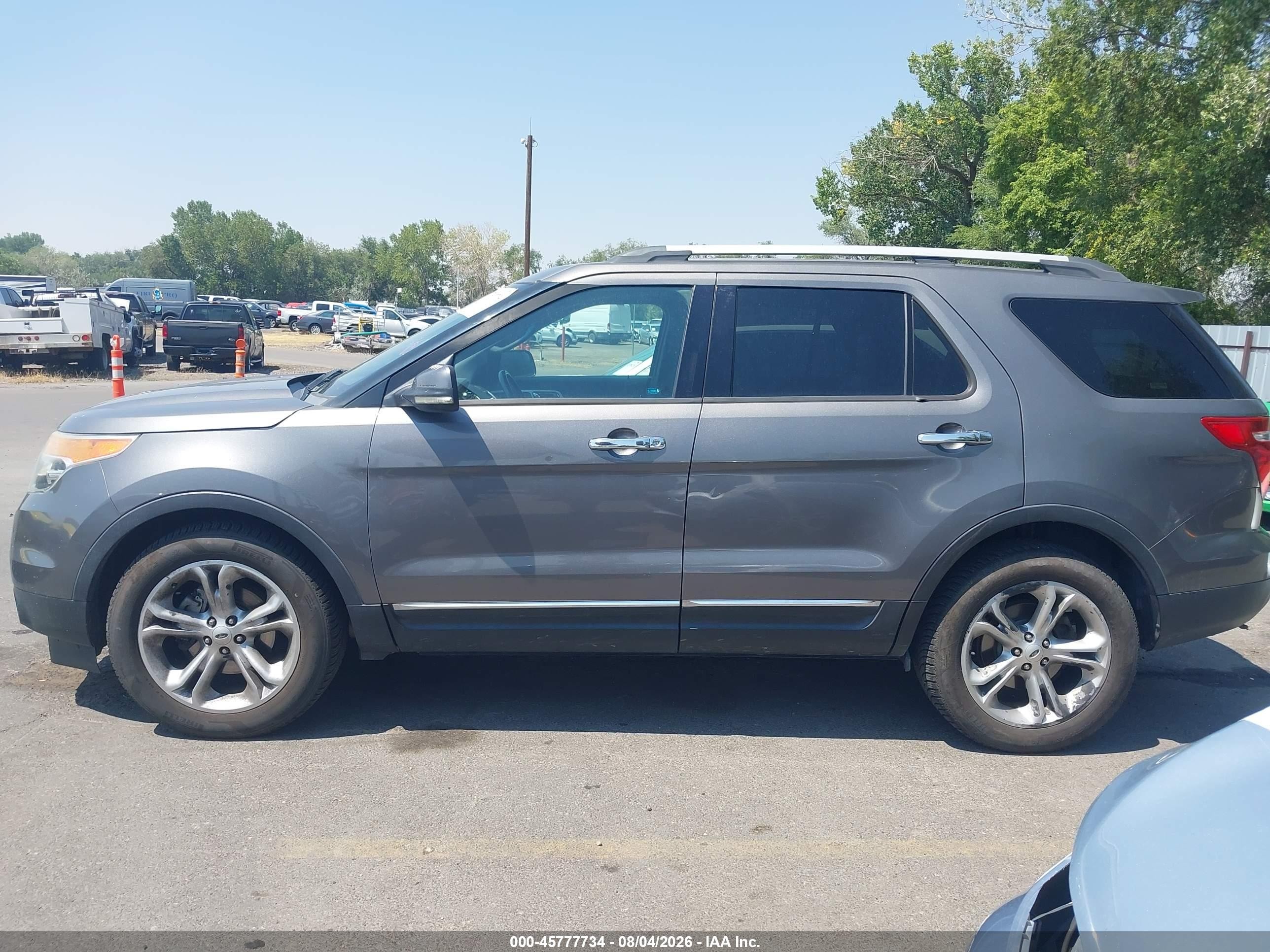 2013 Ford Explorer Limited Серый vin: 1FM5K8F81DGA89274
