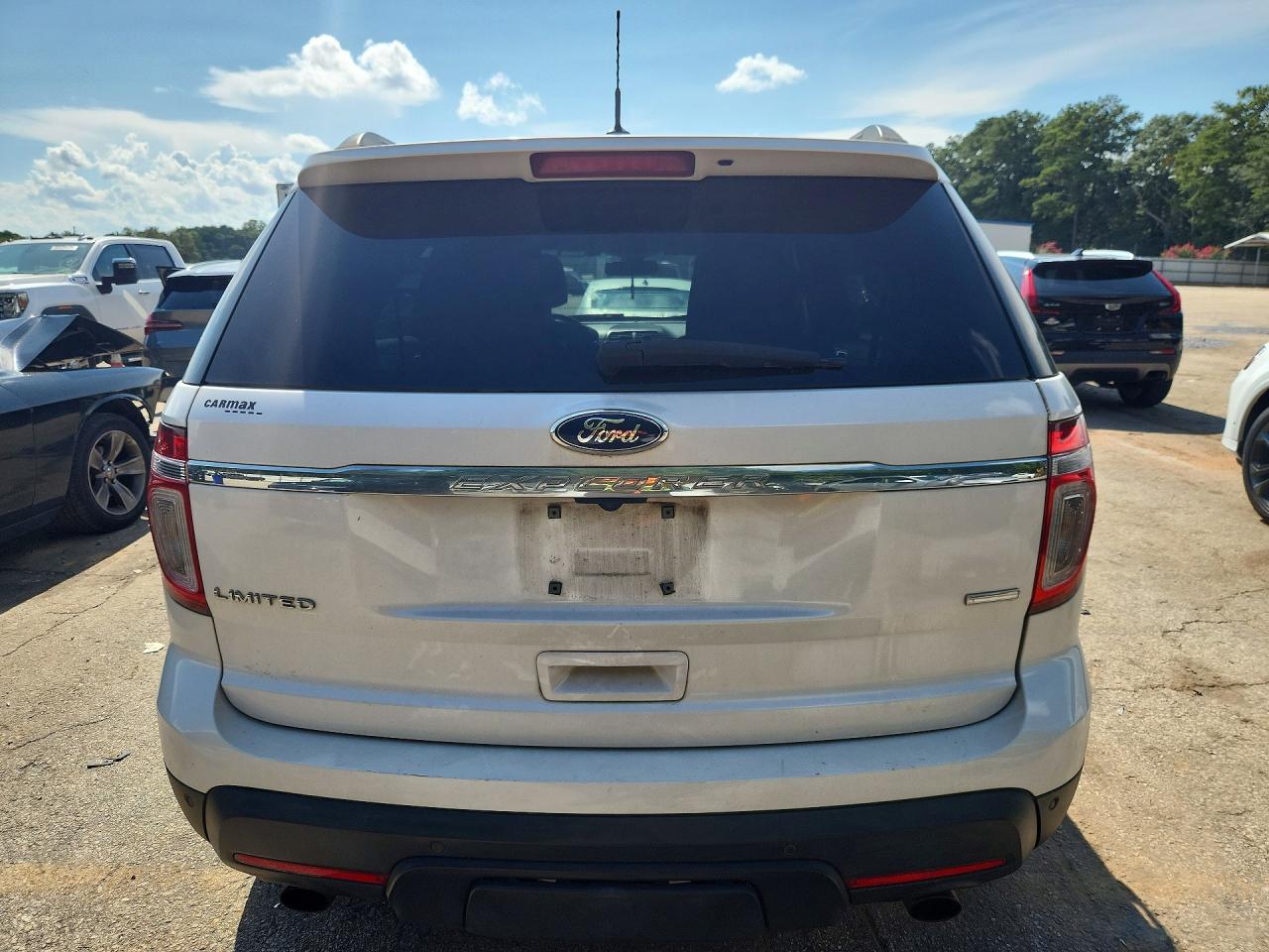 2013 Ford Explorer Limited White vin: 1FM5K8F81DGA97472