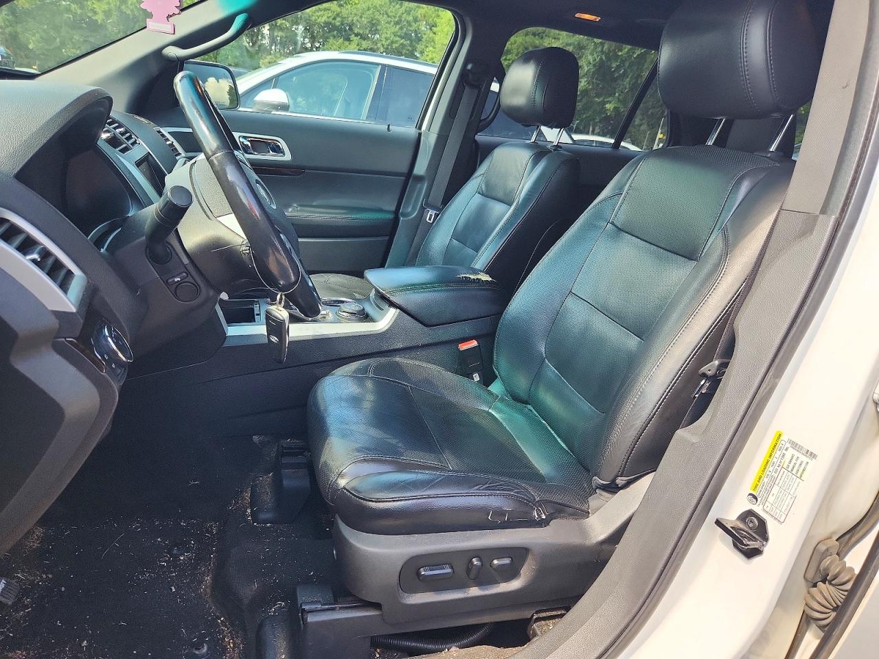 2013 Ford Explorer Limited White vin: 1FM5K8F81DGA97472