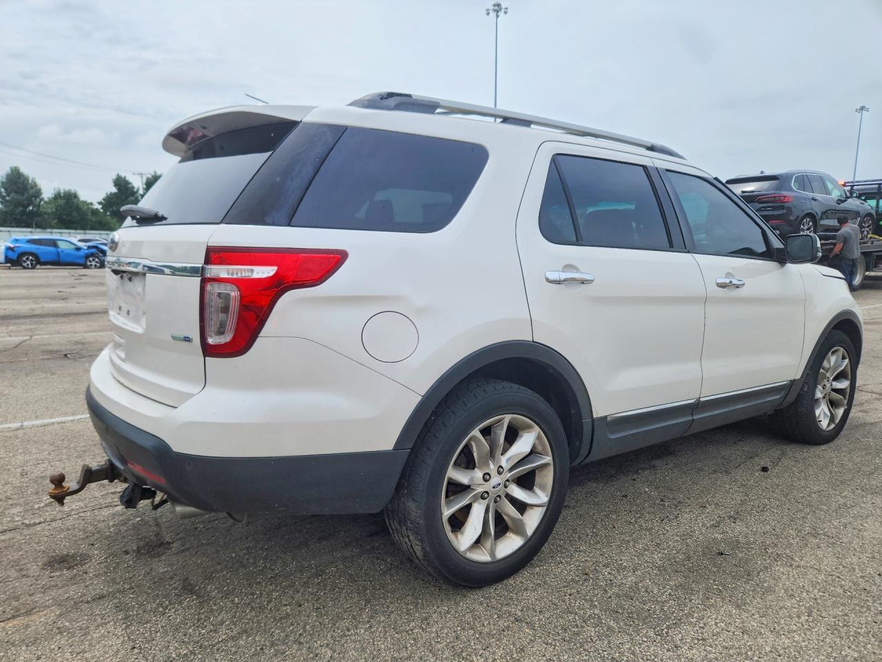 2013 Ford Explorer Limited Белый vin: 1FM5K8F81DGB69206