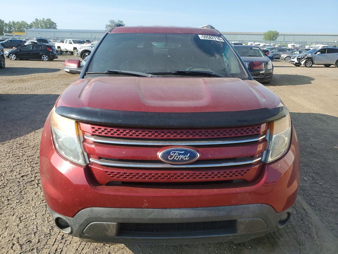 2013 Ford Explorer Limited Red vin: 1FM5K8F81DGC02513