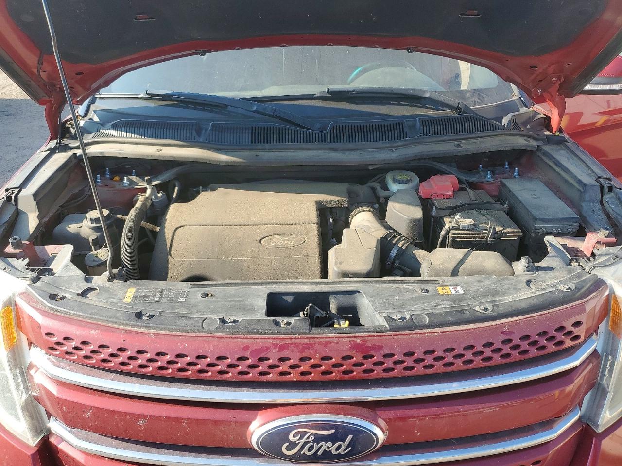 2013 Ford Explorer Limited Red vin: 1FM5K8F81DGC02513