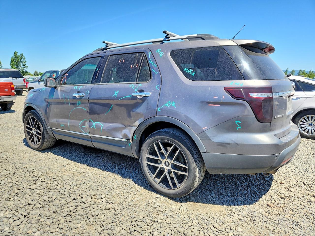 2013 Ford Explorer Limited Charcoal vin: 1FM5K8F81DGC34958