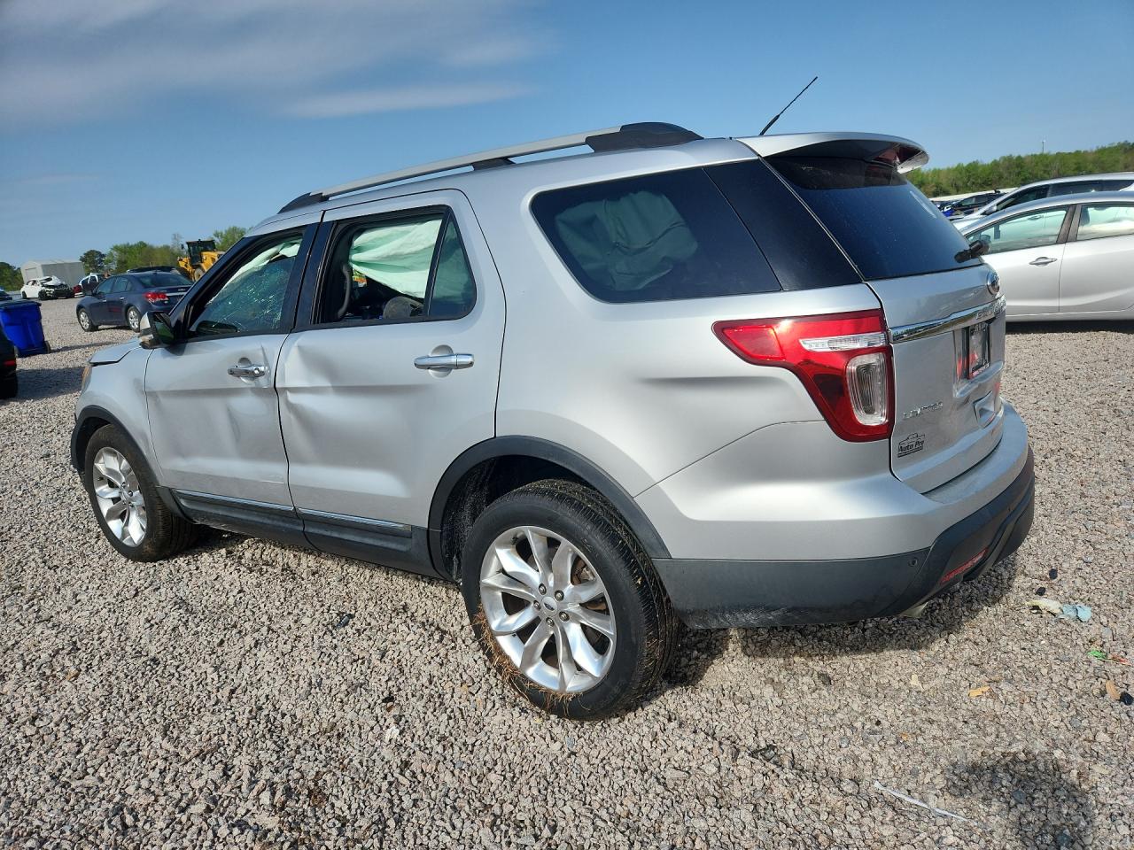 2014 Ford Explorer Limited Silver vin: 1FM5K8F81EGA04824