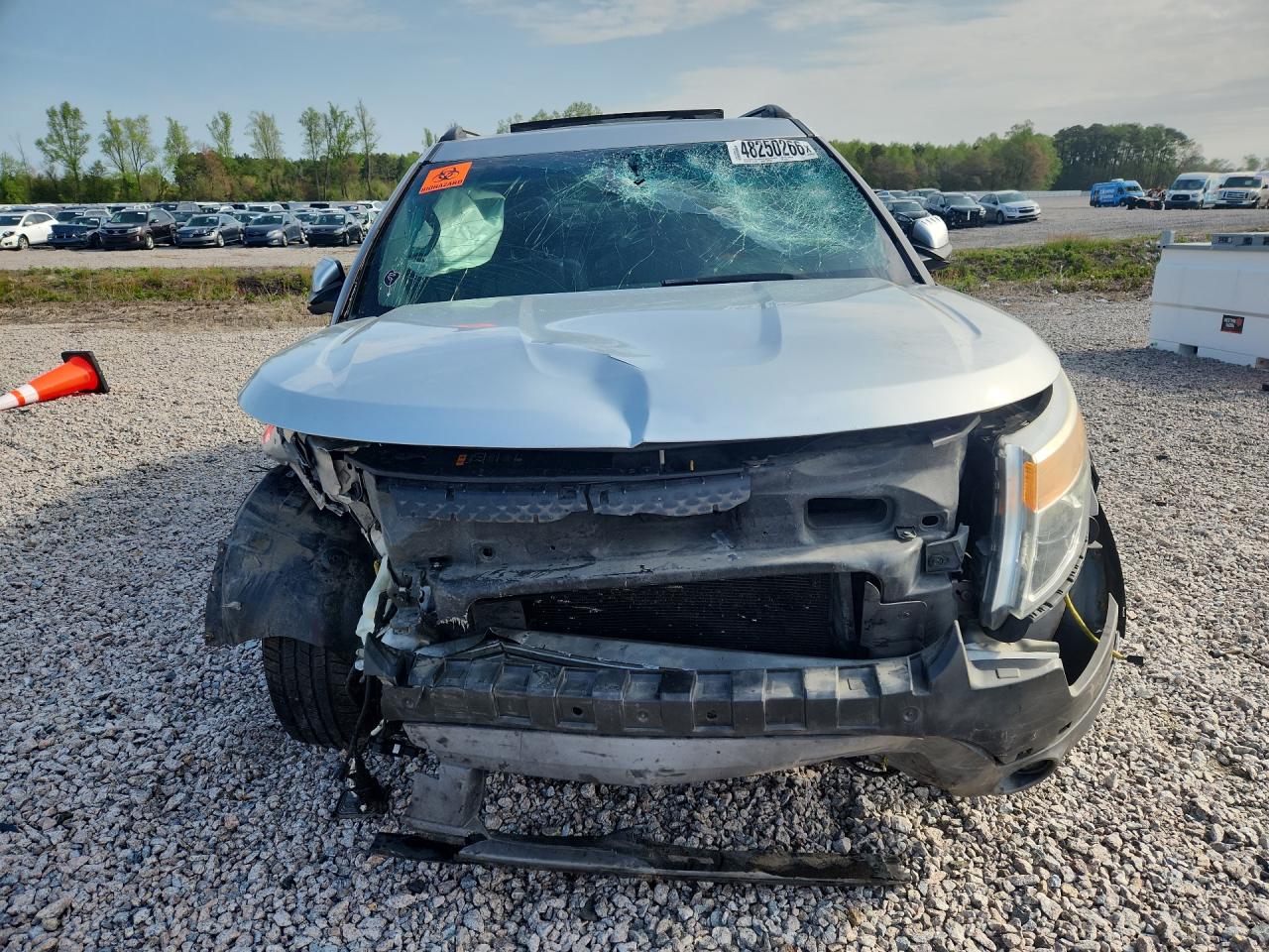 2014 Ford Explorer Limited Silver vin: 1FM5K8F81EGA04824