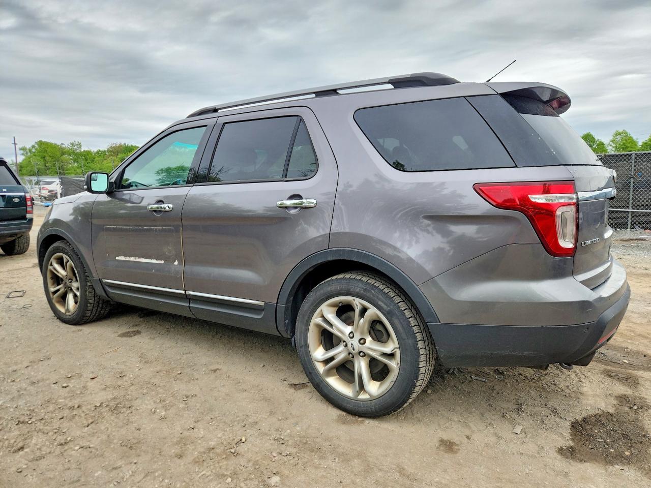 2014 Ford Explorer Limited Gray vin: 1FM5K8F81EGA14186
