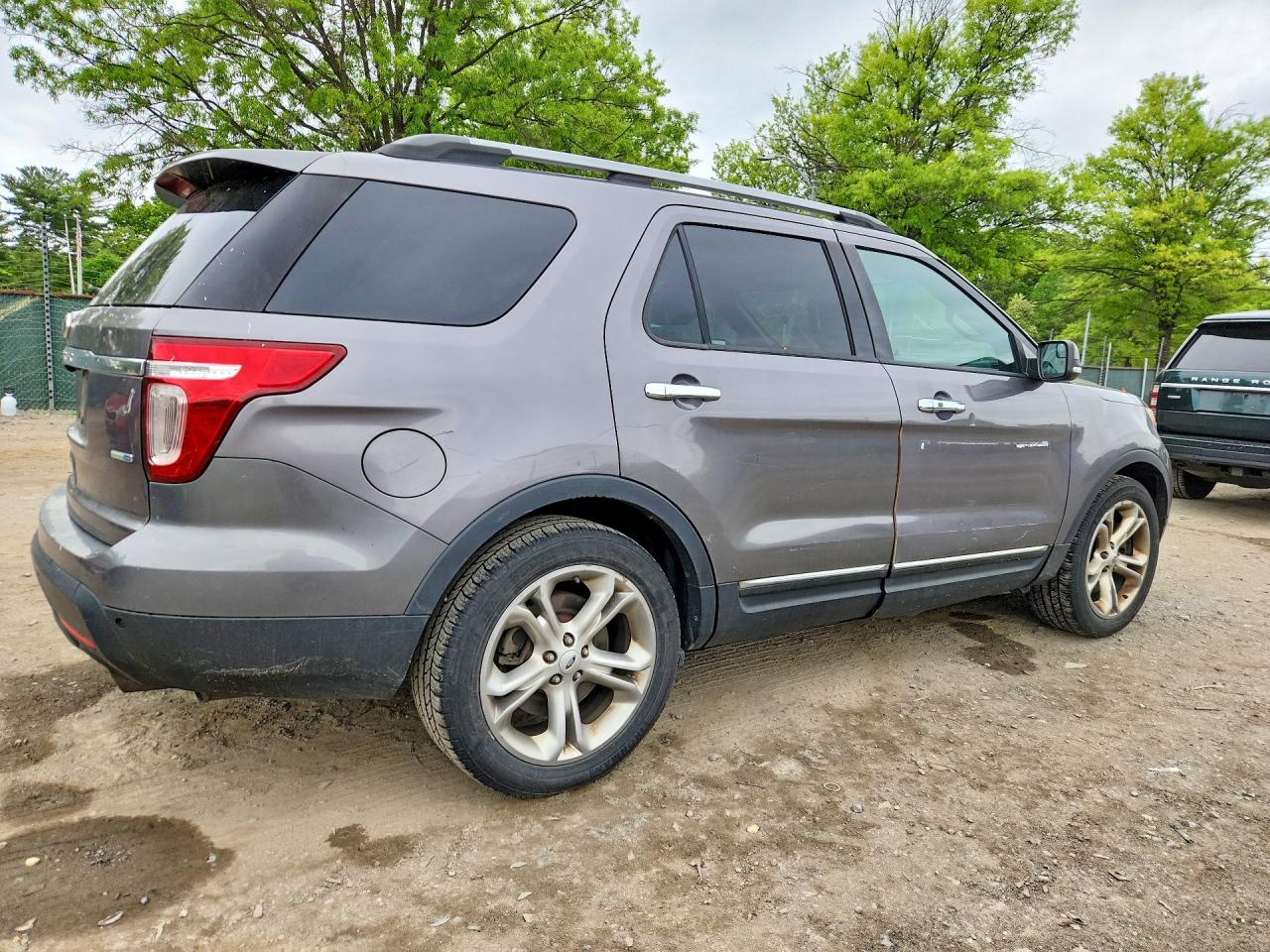 2014 Ford Explorer Limited Gray vin: 1FM5K8F81EGA14186