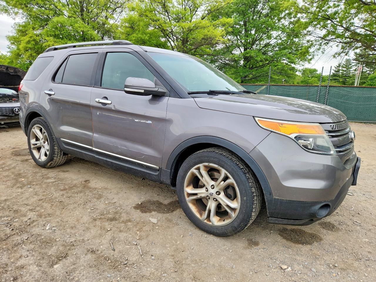 2014 Ford Explorer Limited Gray vin: 1FM5K8F81EGA14186