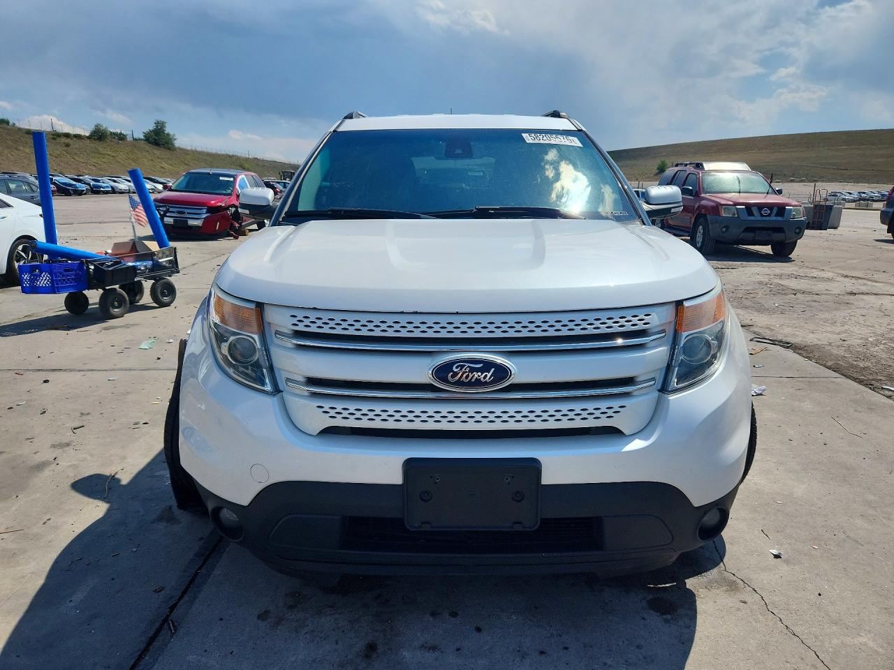 2014 Ford Explorer Limited White vin: 1FM5K8F81EGA64053