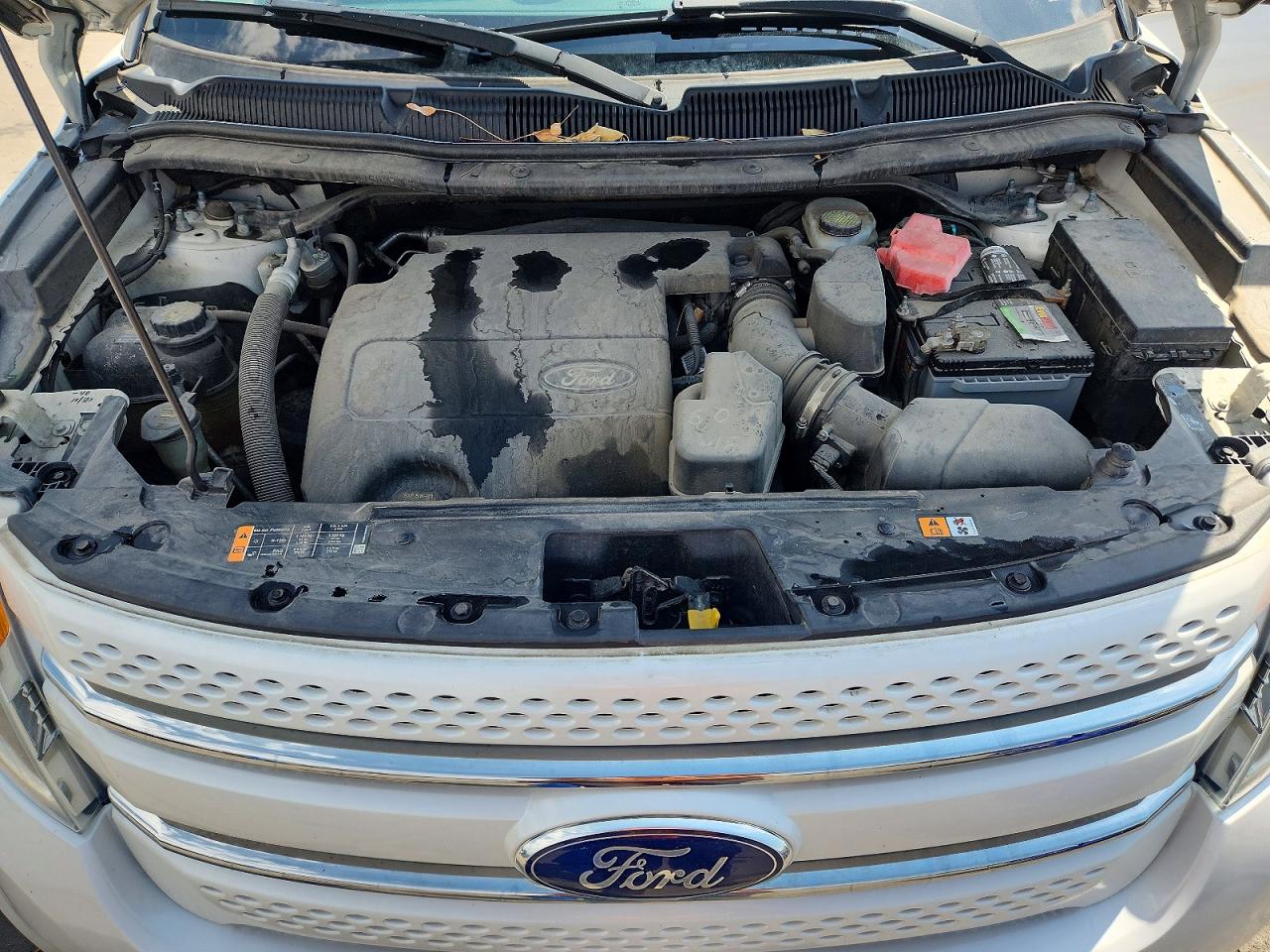 2014 Ford Explorer Limited White vin: 1FM5K8F81EGA64053
