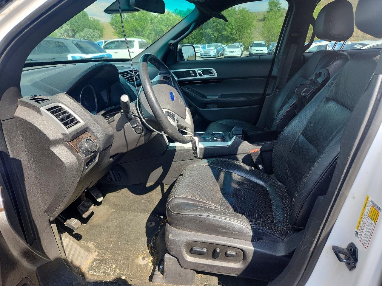 2014 Ford Explorer Limited White vin: 1FM5K8F81EGA64053