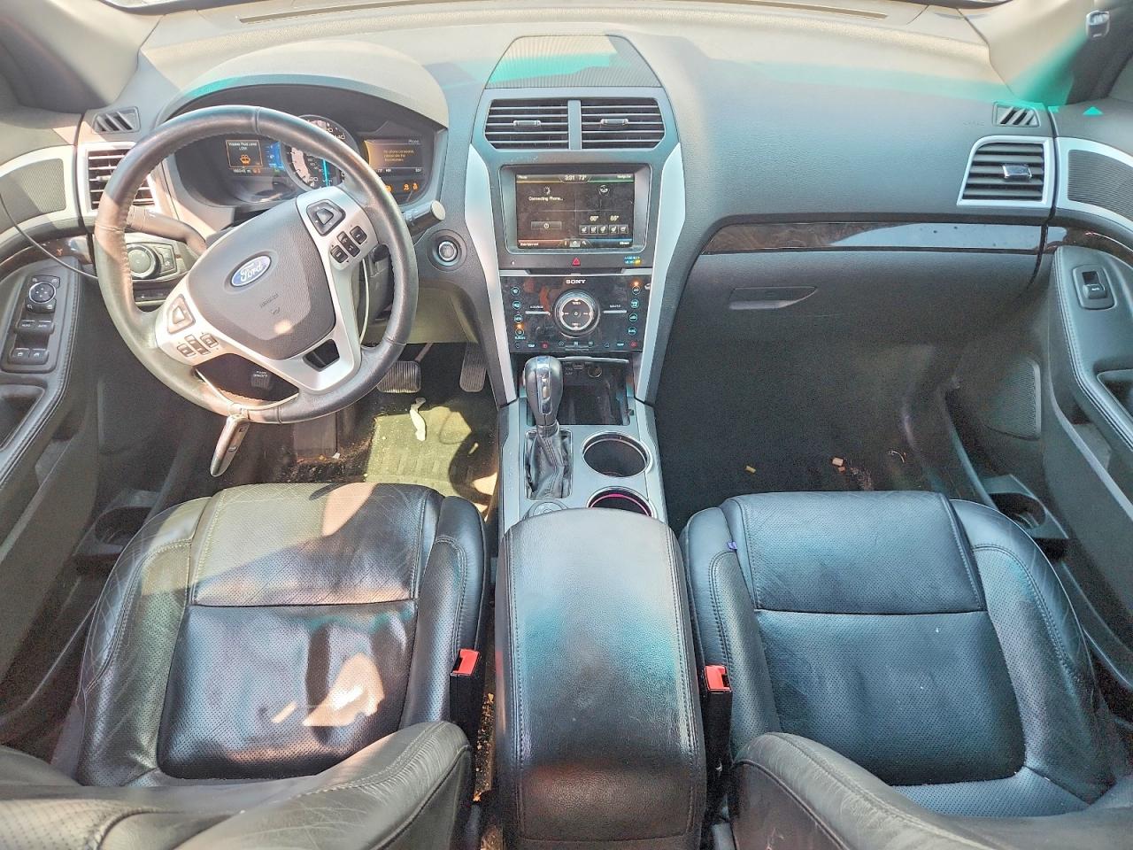 2014 Ford Explorer Limited White vin: 1FM5K8F81EGA64053