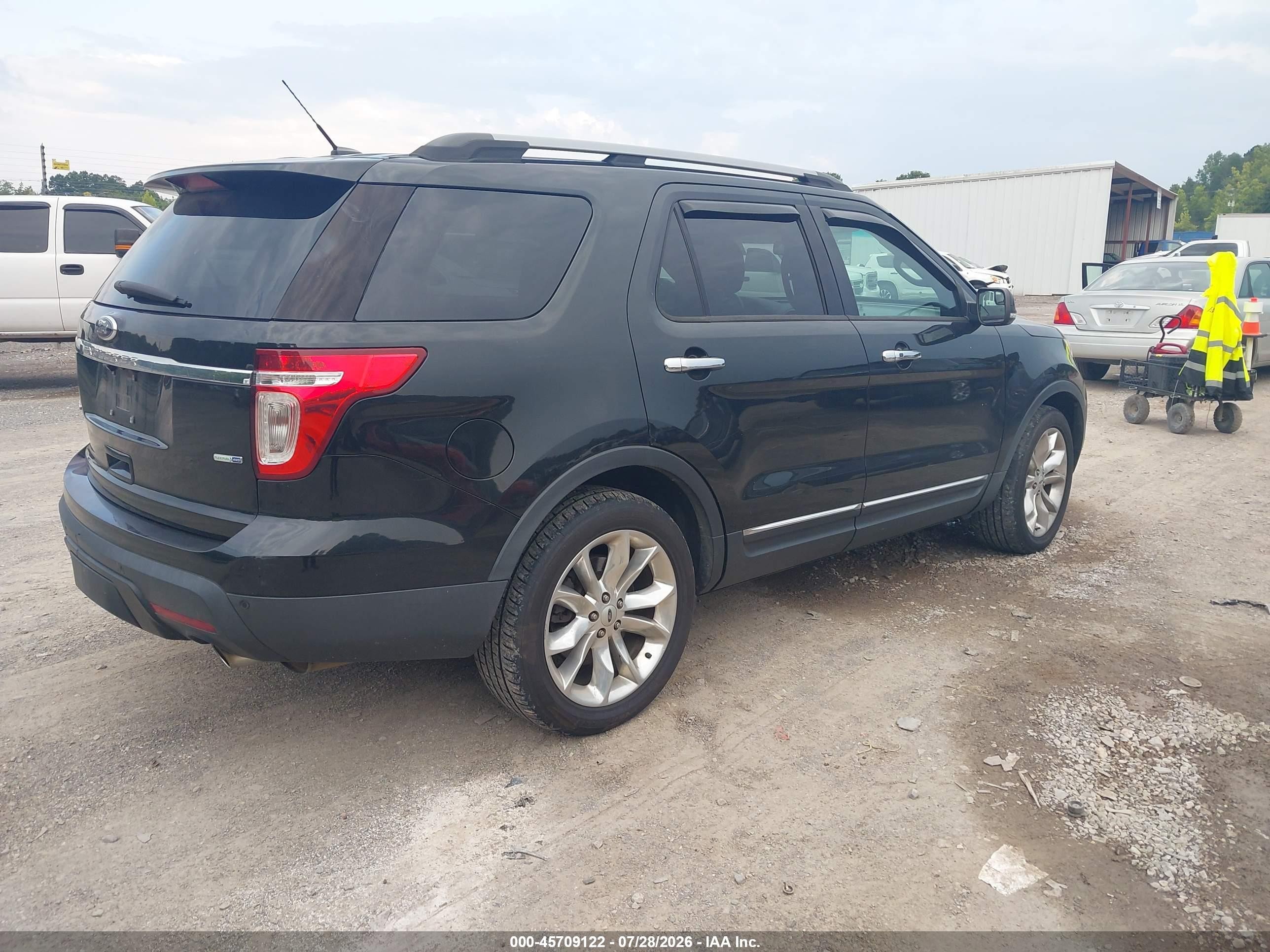 2014 Ford Explorer Limited Black vin: 1FM5K8F81EGA67535