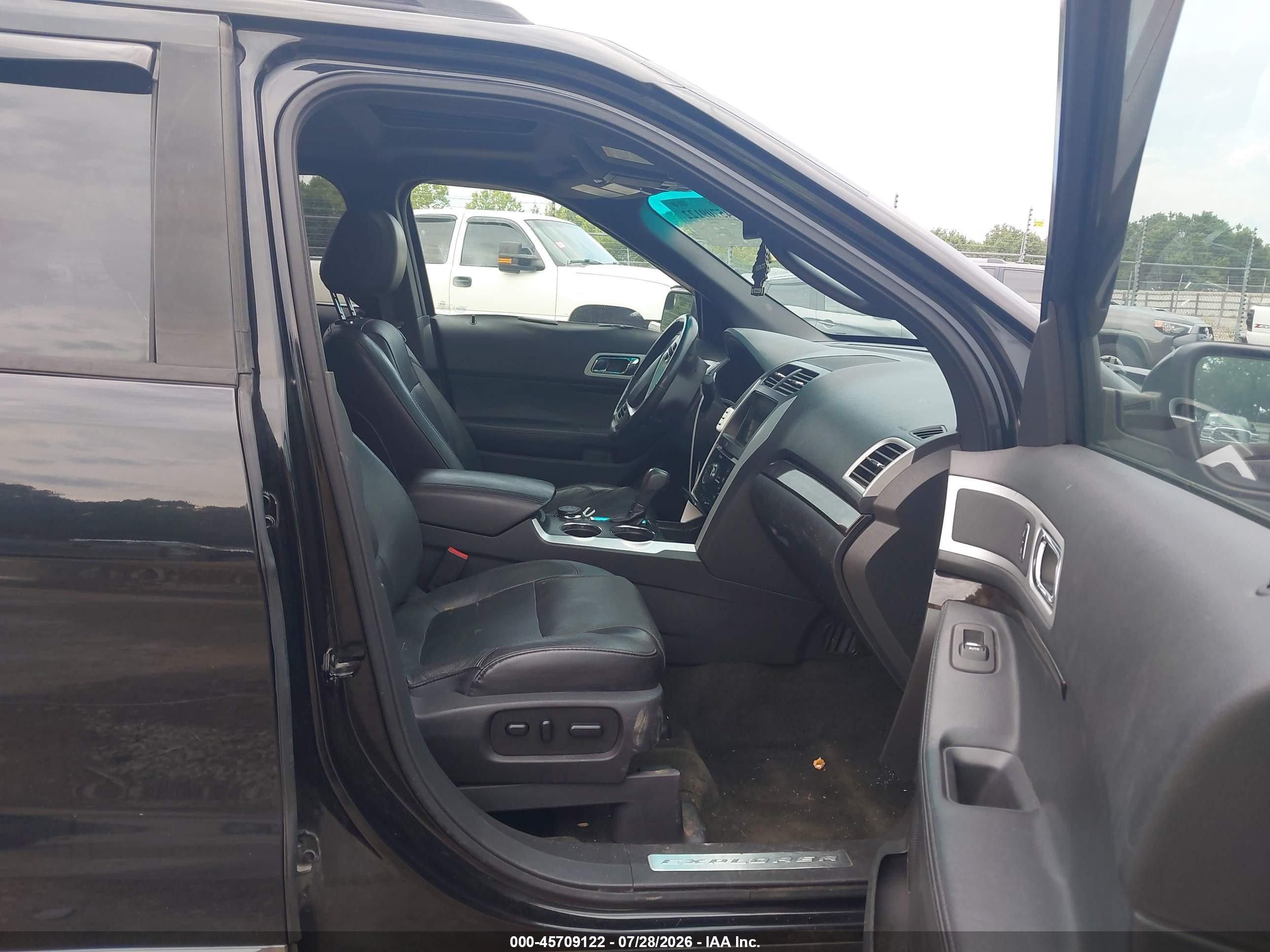 2014 Ford Explorer Limited Black vin: 1FM5K8F81EGA67535