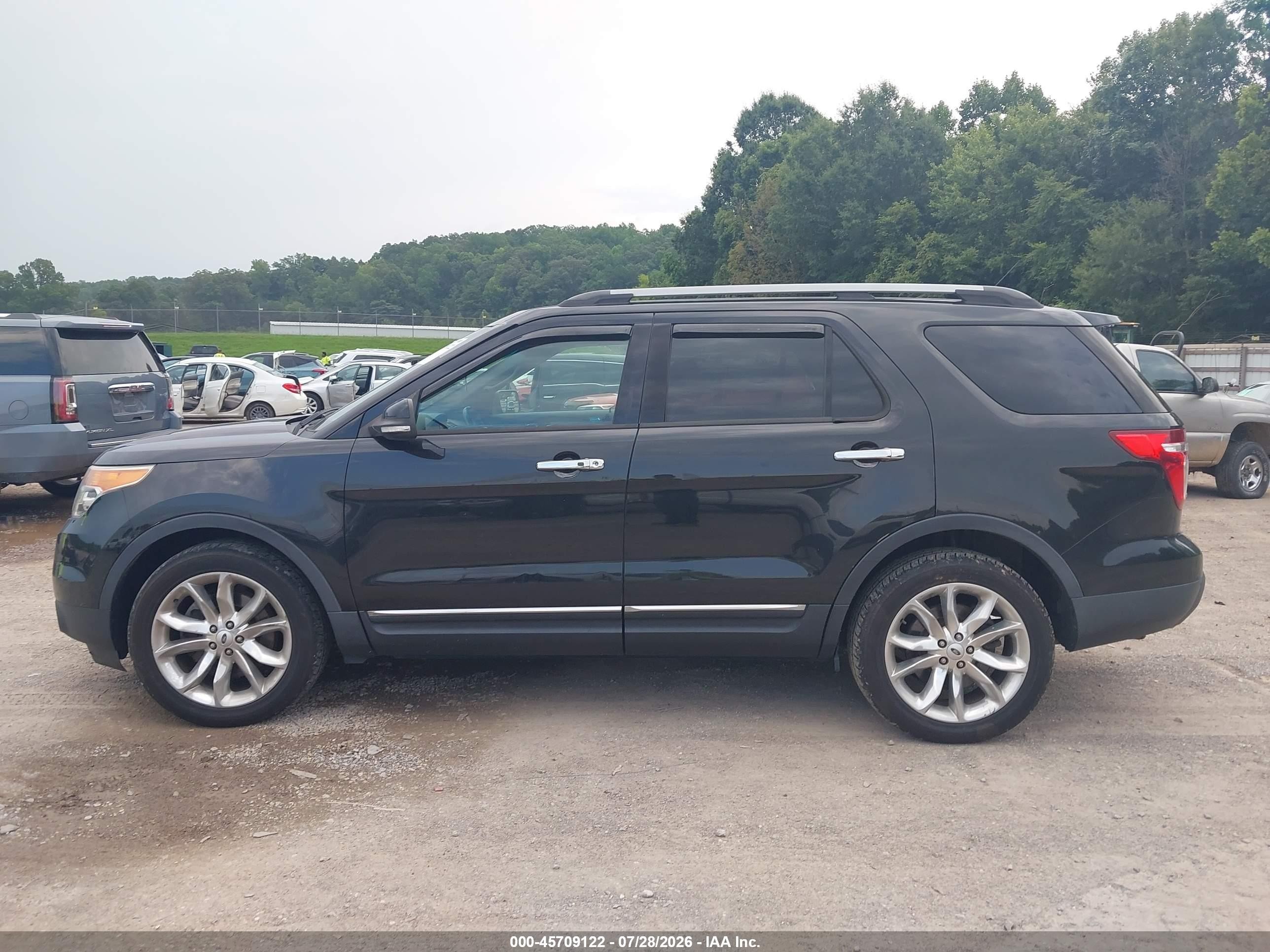 2014 Ford Explorer Limited Black vin: 1FM5K8F81EGA67535