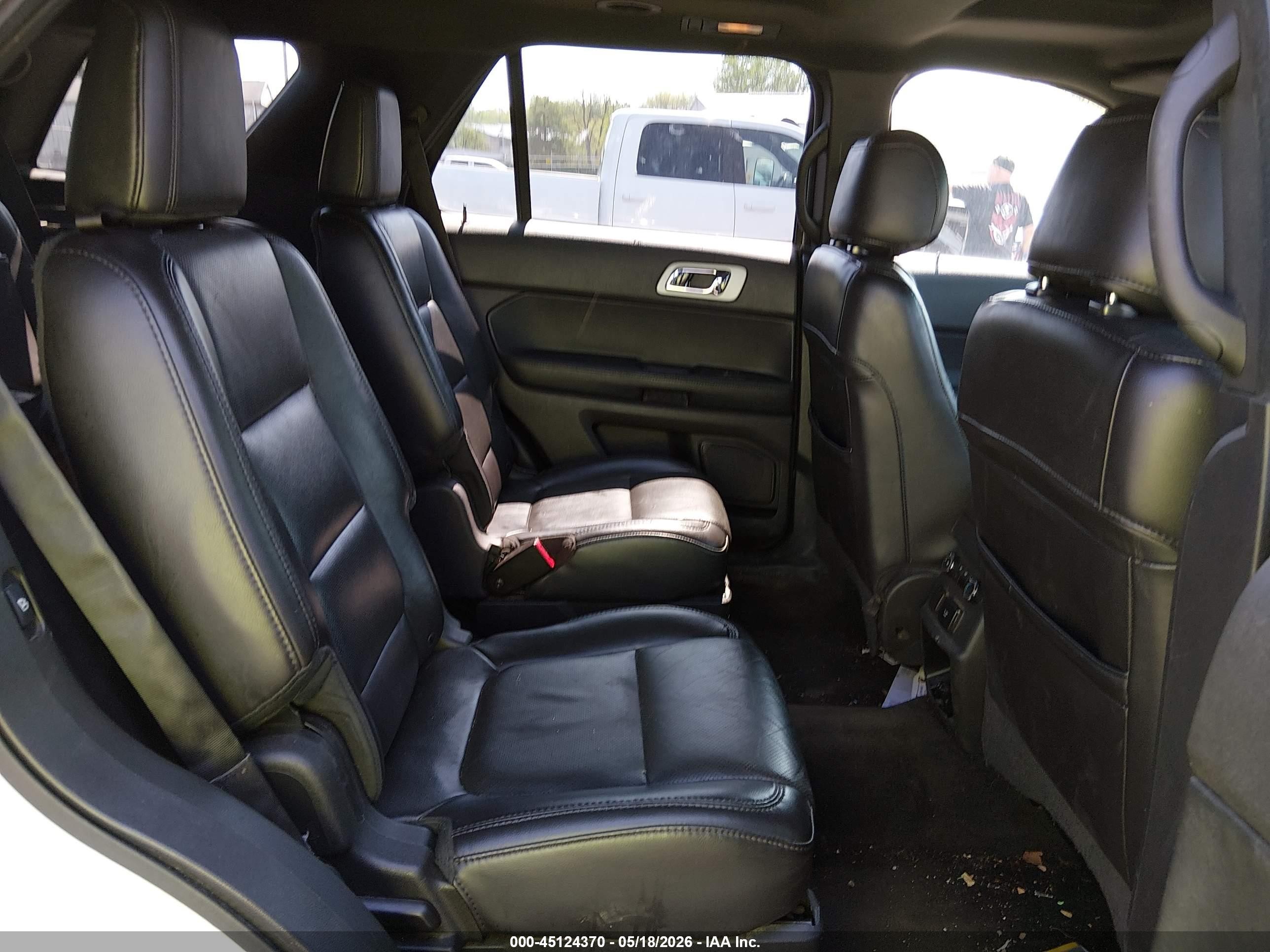 2014 Ford Explorer Limited White vin: 1FM5K8F81EGA94931