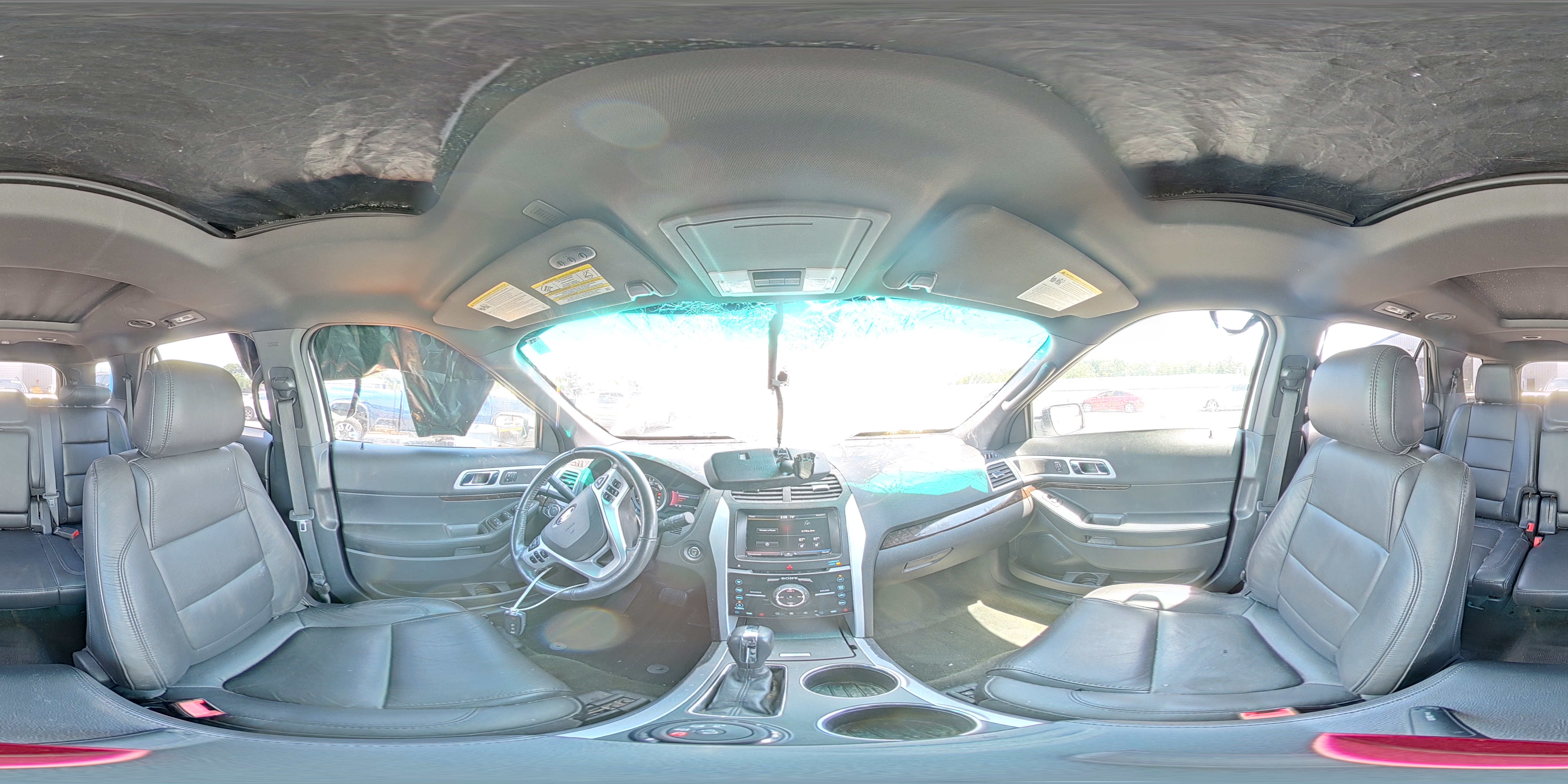 2014 Ford Explorer Limited White vin: 1FM5K8F81EGB68834