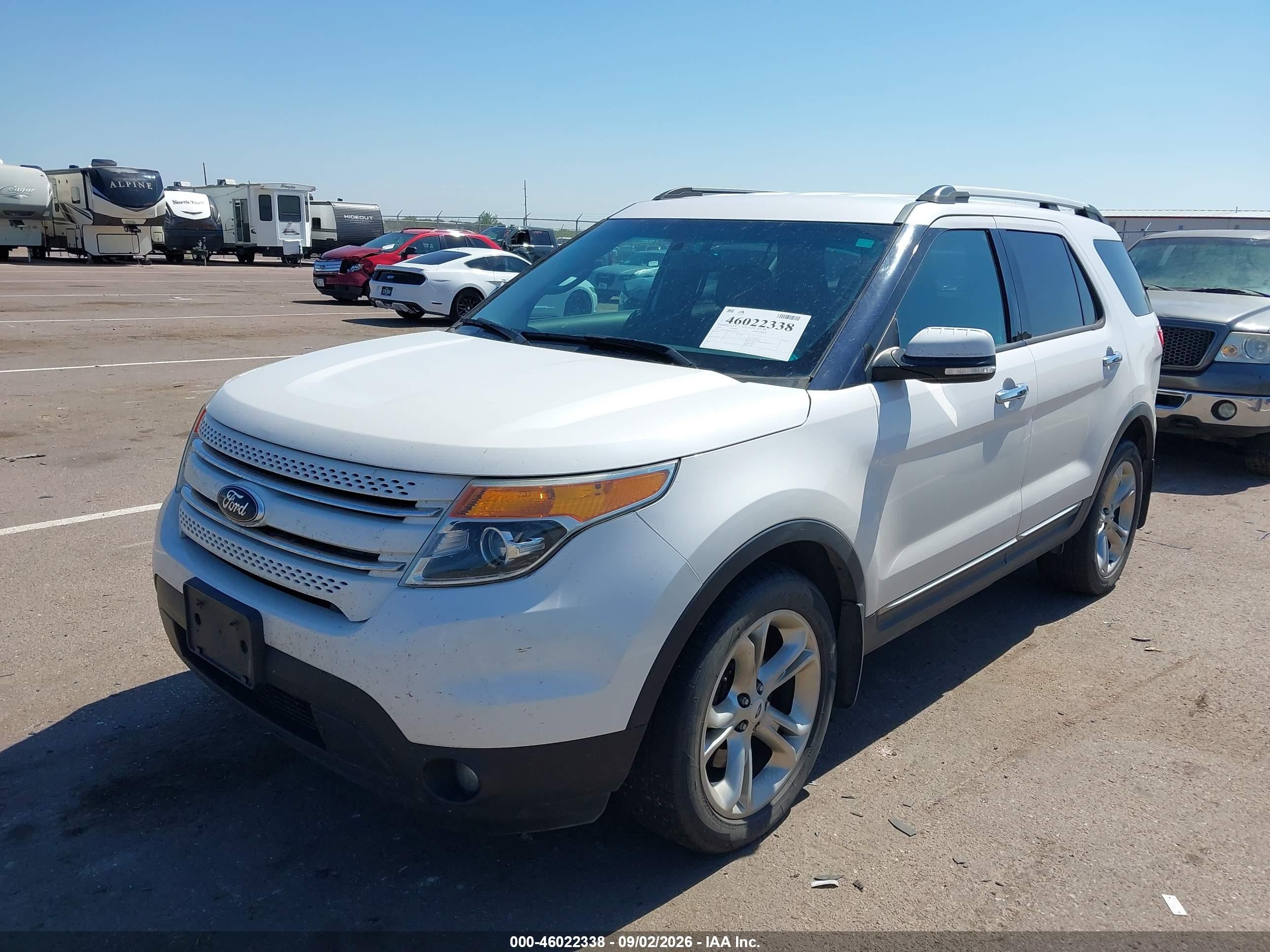 2014 Ford Explorer Limited Белый vin: 1FM5K8F81EGC35951