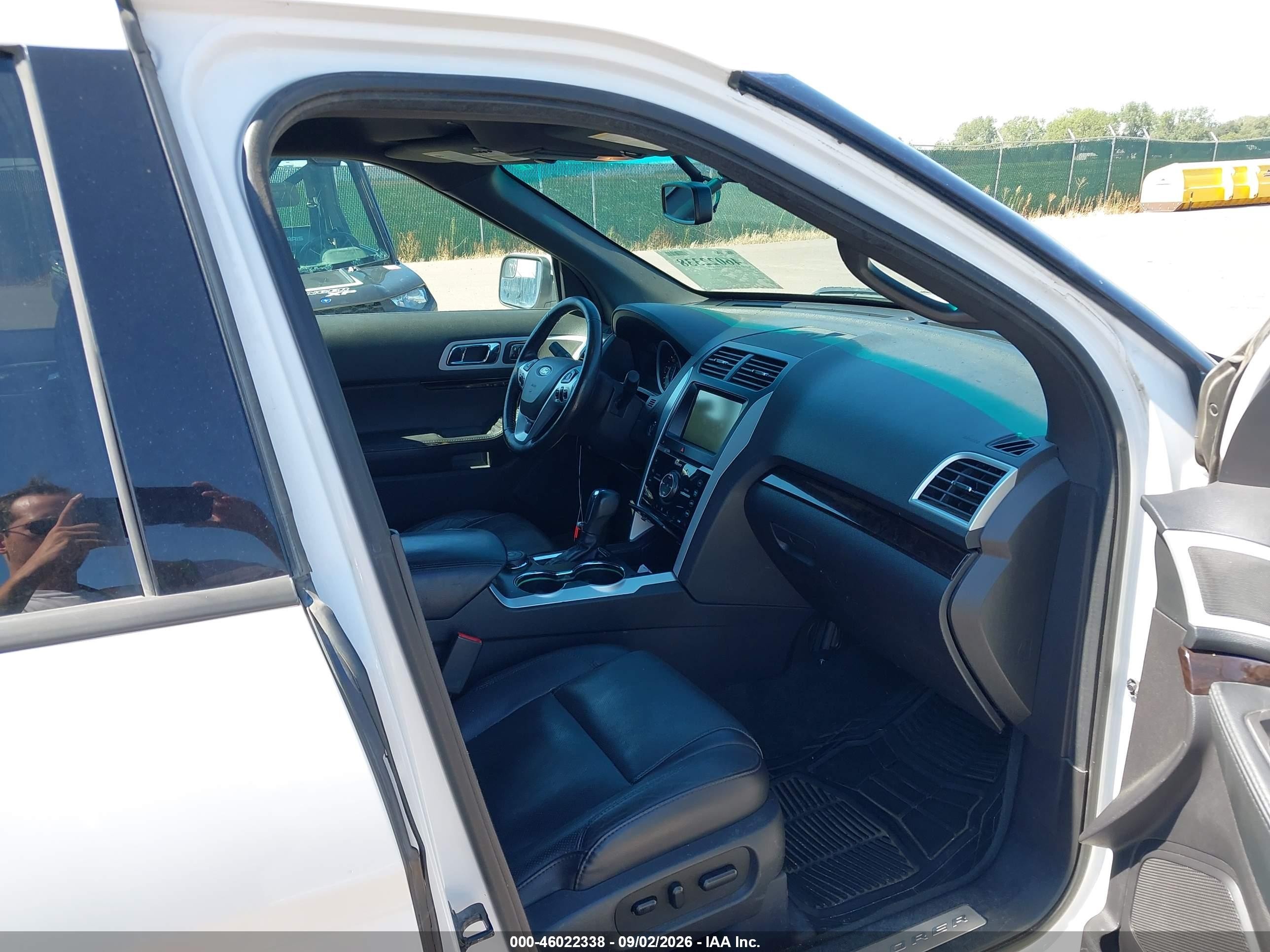 2014 Ford Explorer Limited Белый vin: 1FM5K8F81EGC35951