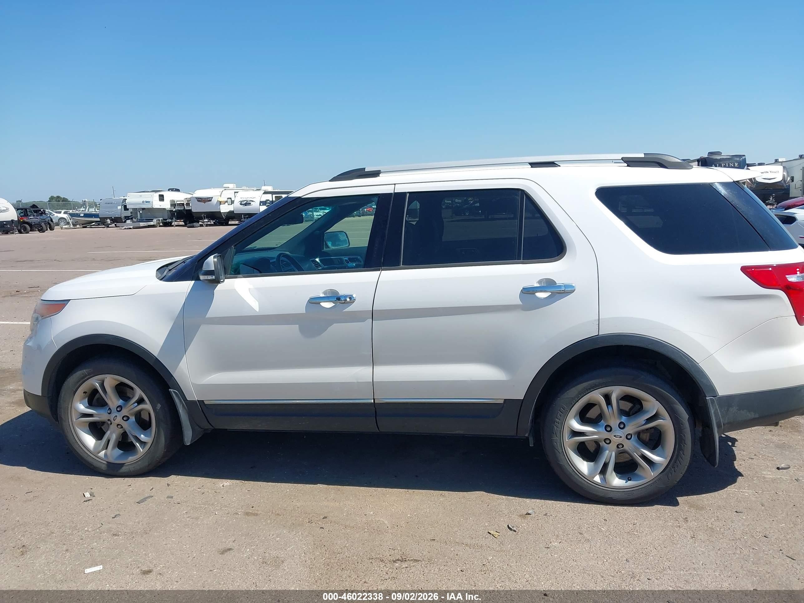 2014 Ford Explorer Limited Белый vin: 1FM5K8F81EGC35951