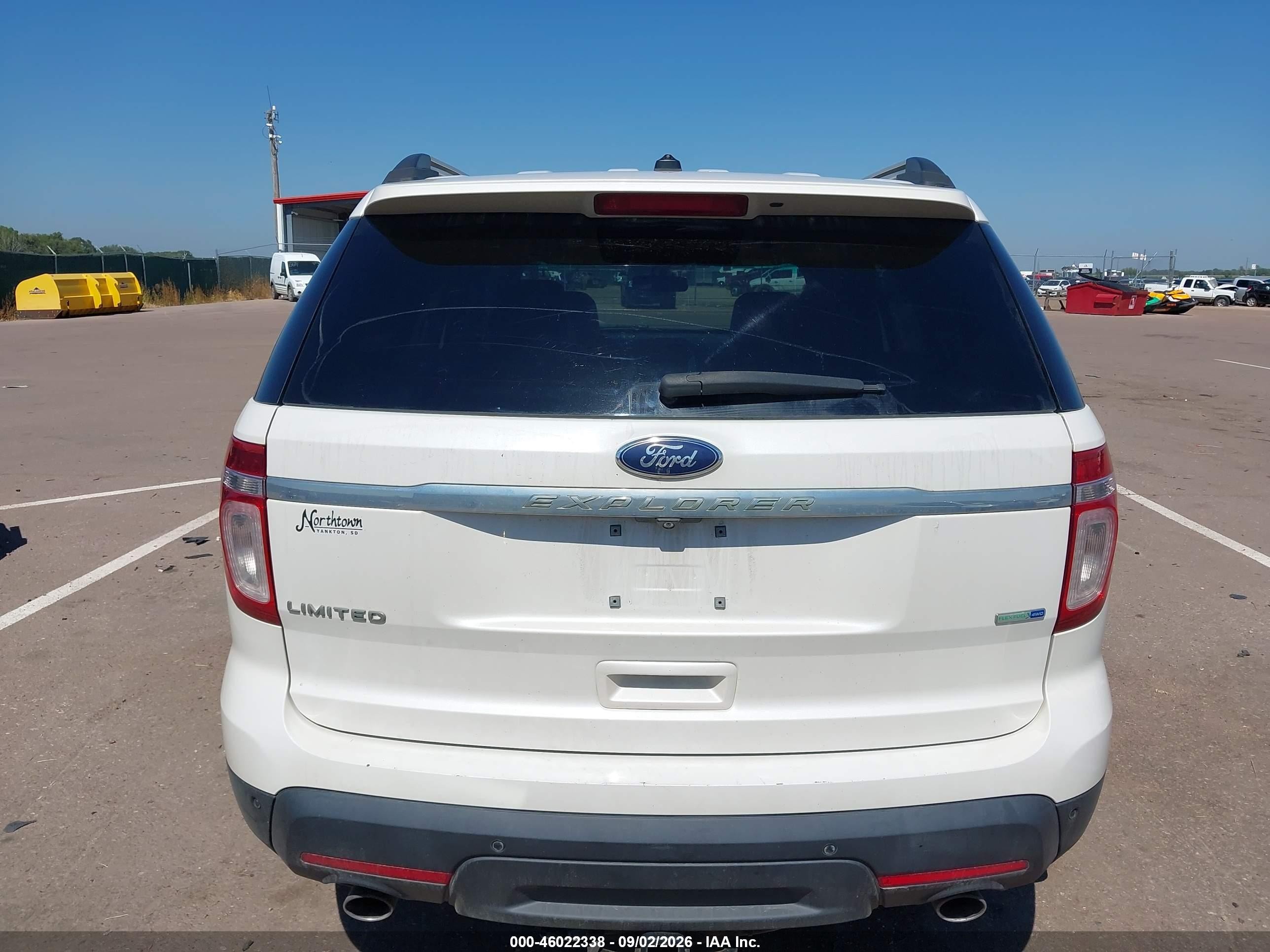 2014 Ford Explorer Limited Белый vin: 1FM5K8F81EGC35951