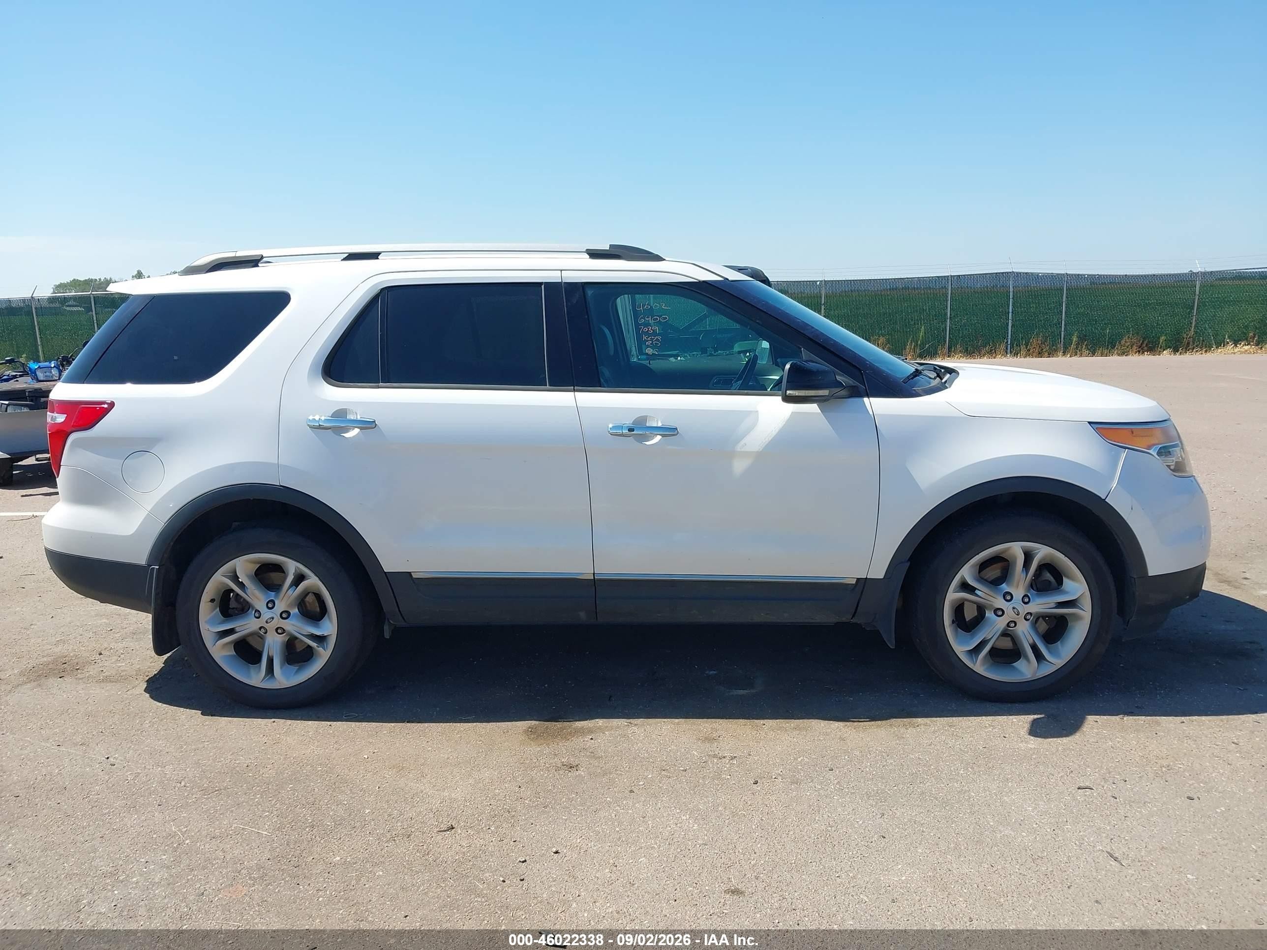 2014 Ford Explorer Limited Белый vin: 1FM5K8F81EGC35951