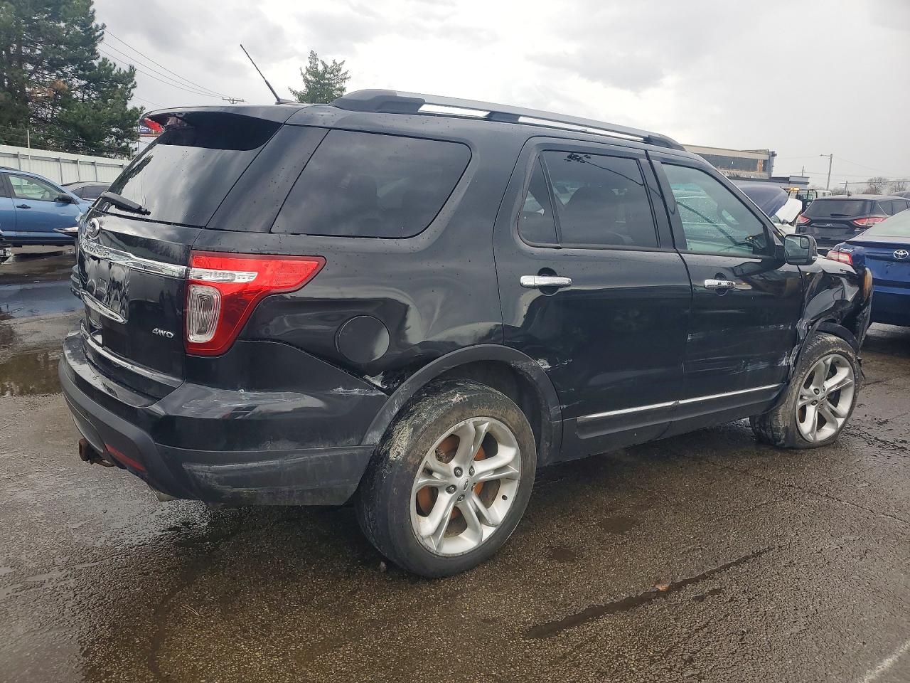 2014 Ford Explorer Limited Black vin: 1FM5K8F81EGC44052