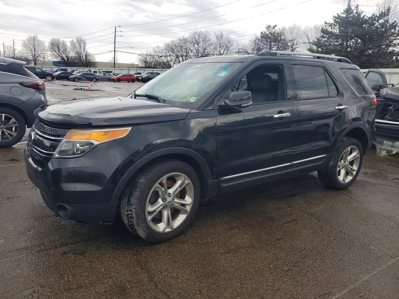2014 Ford Explorer Limited Black vin: 1FM5K8F81EGC44052