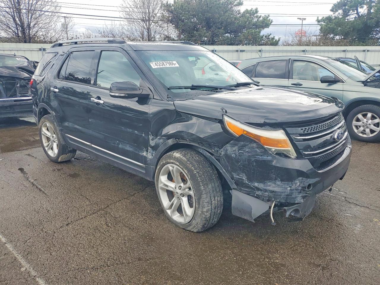 2014 Ford Explorer Limited Black vin: 1FM5K8F81EGC44052