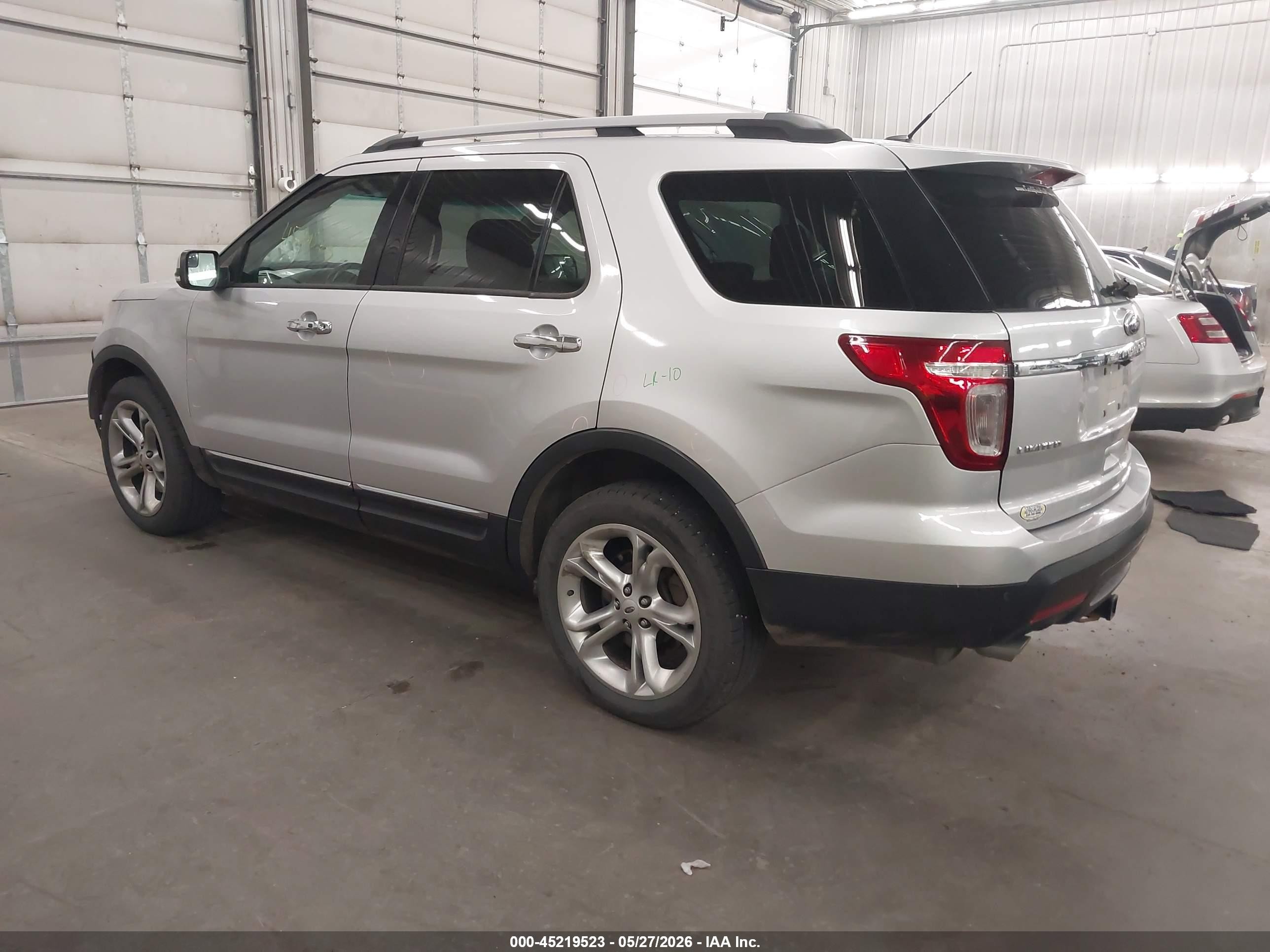 2014 Ford Explorer Limited Gray vin: 1FM5K8F81EGC49073