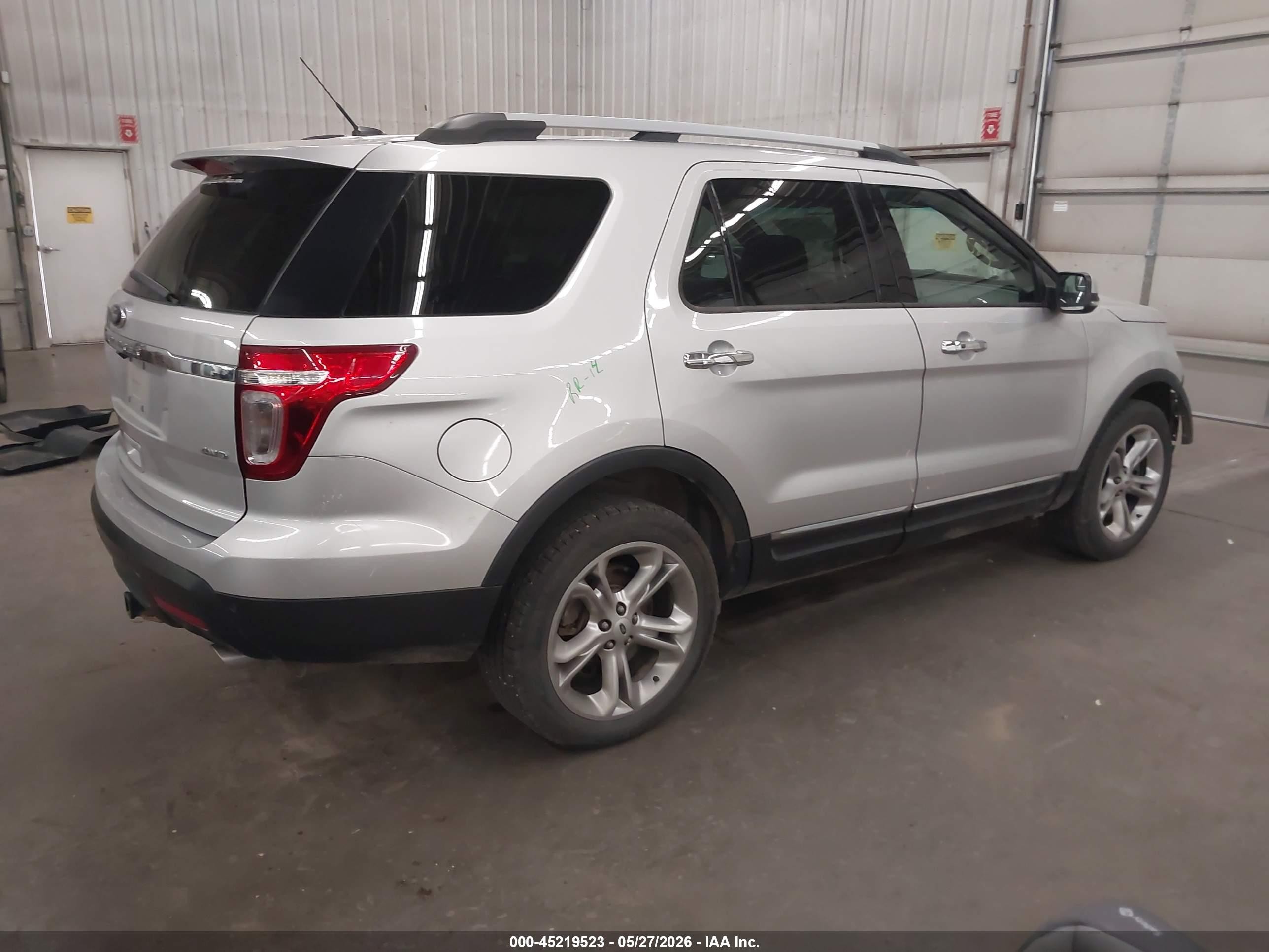 2014 Ford Explorer Limited Gray vin: 1FM5K8F81EGC49073