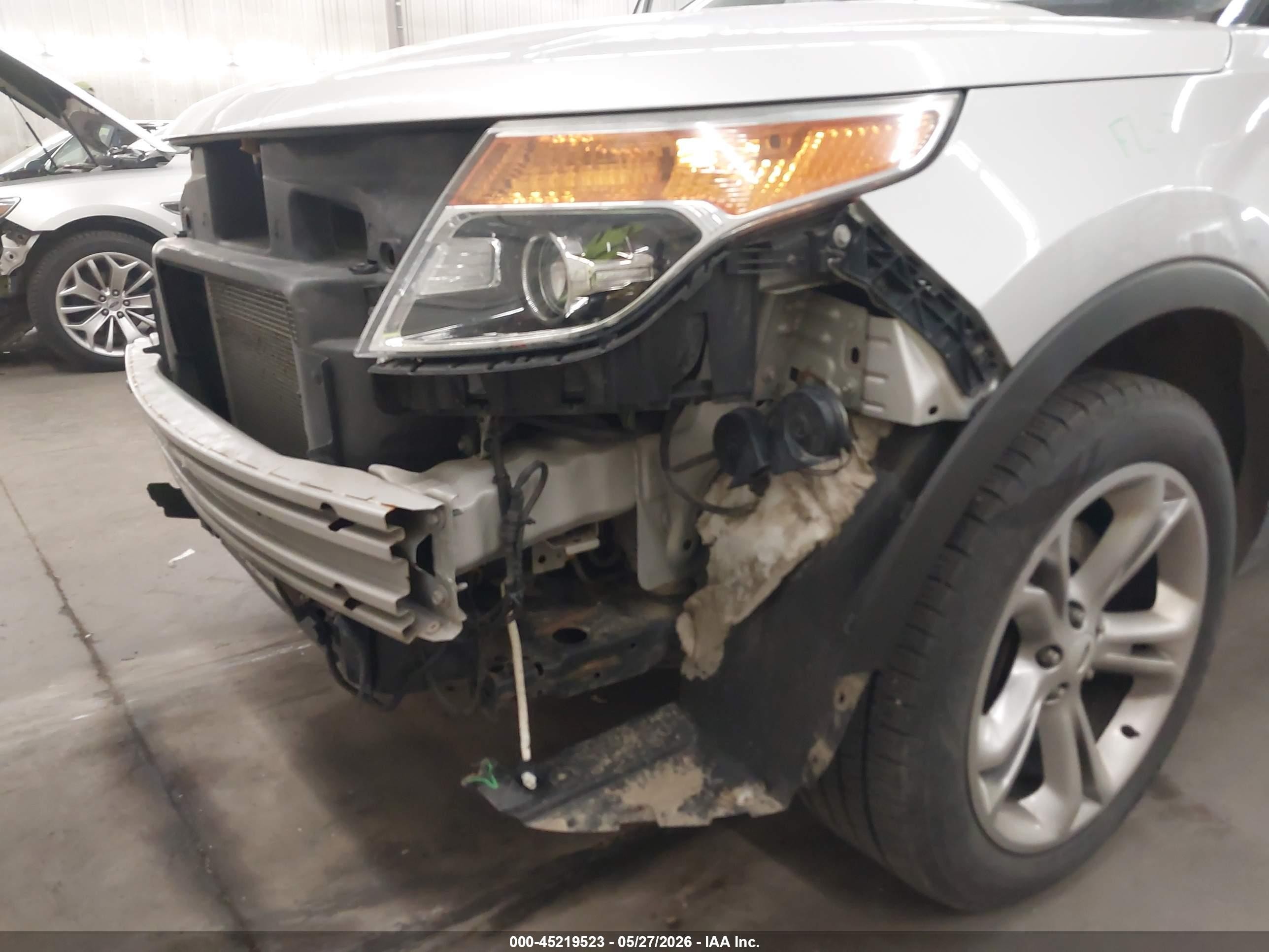 2014 Ford Explorer Limited Gray vin: 1FM5K8F81EGC49073